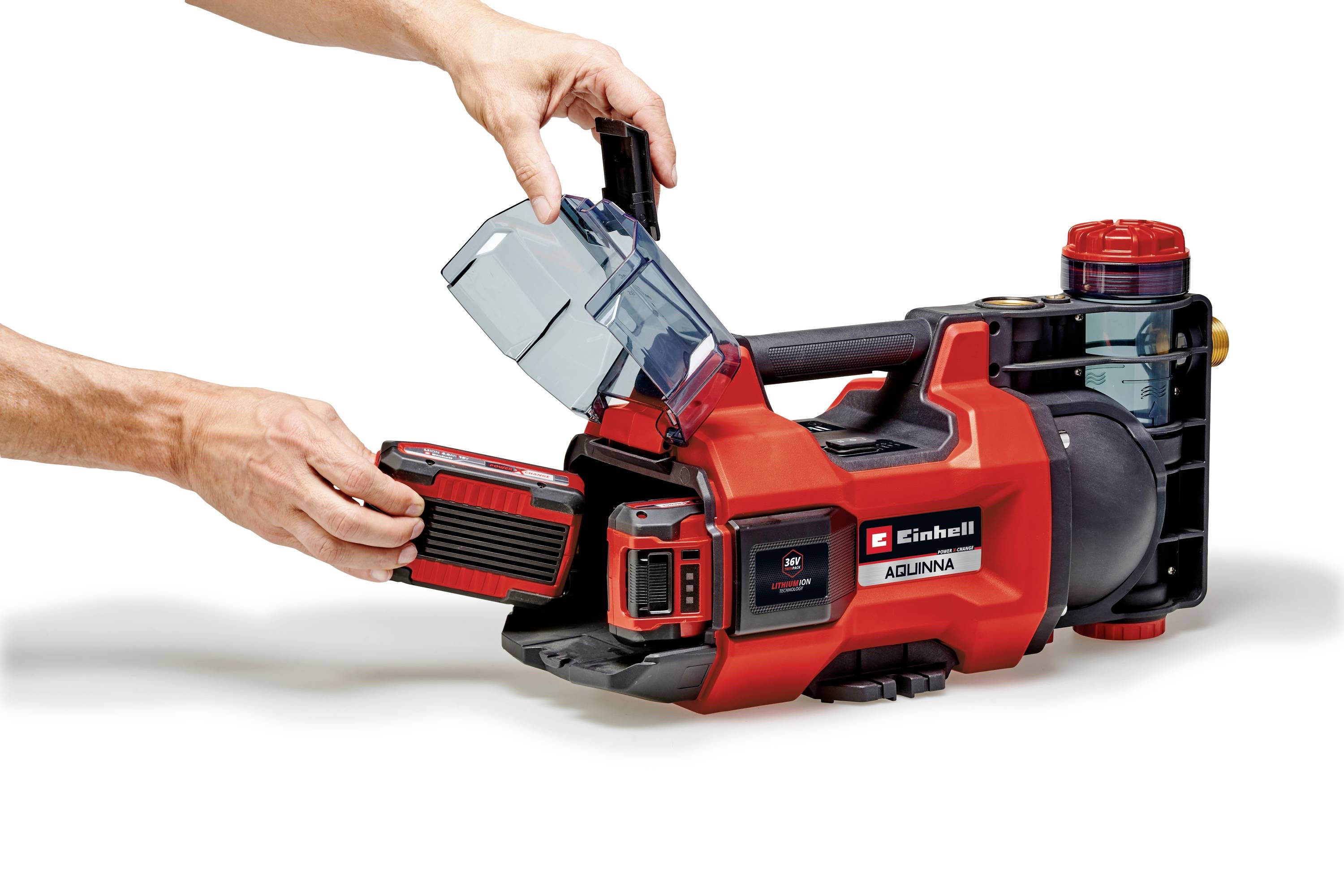 Einhell AQUINNA 36/34 Akku-Gartenpumpe 3400l 37m