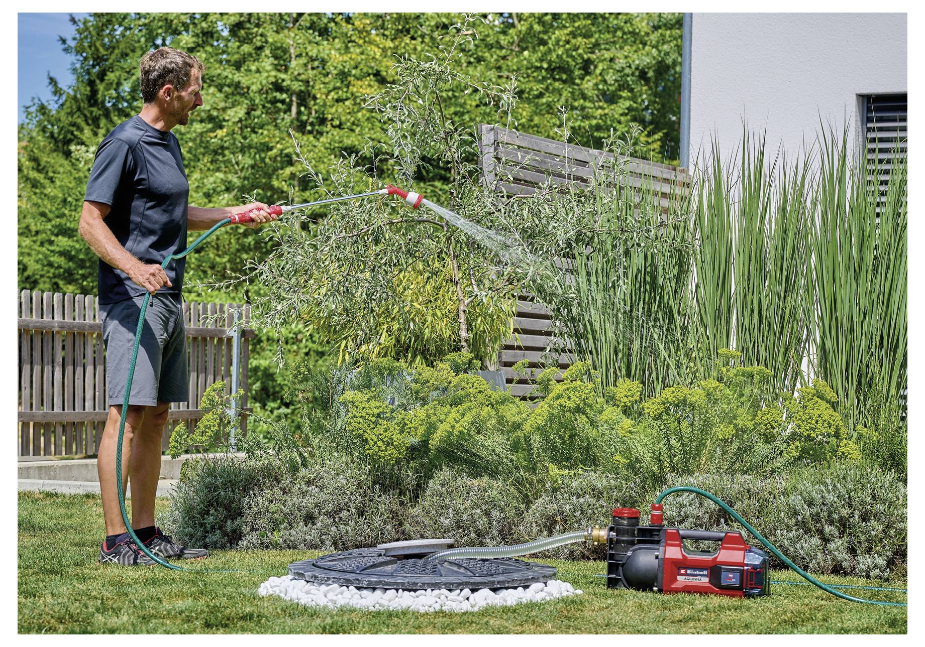 Einhell Power X-Change AQUINNA 36/34 Akku-Gartenpumpe 3400l 37m