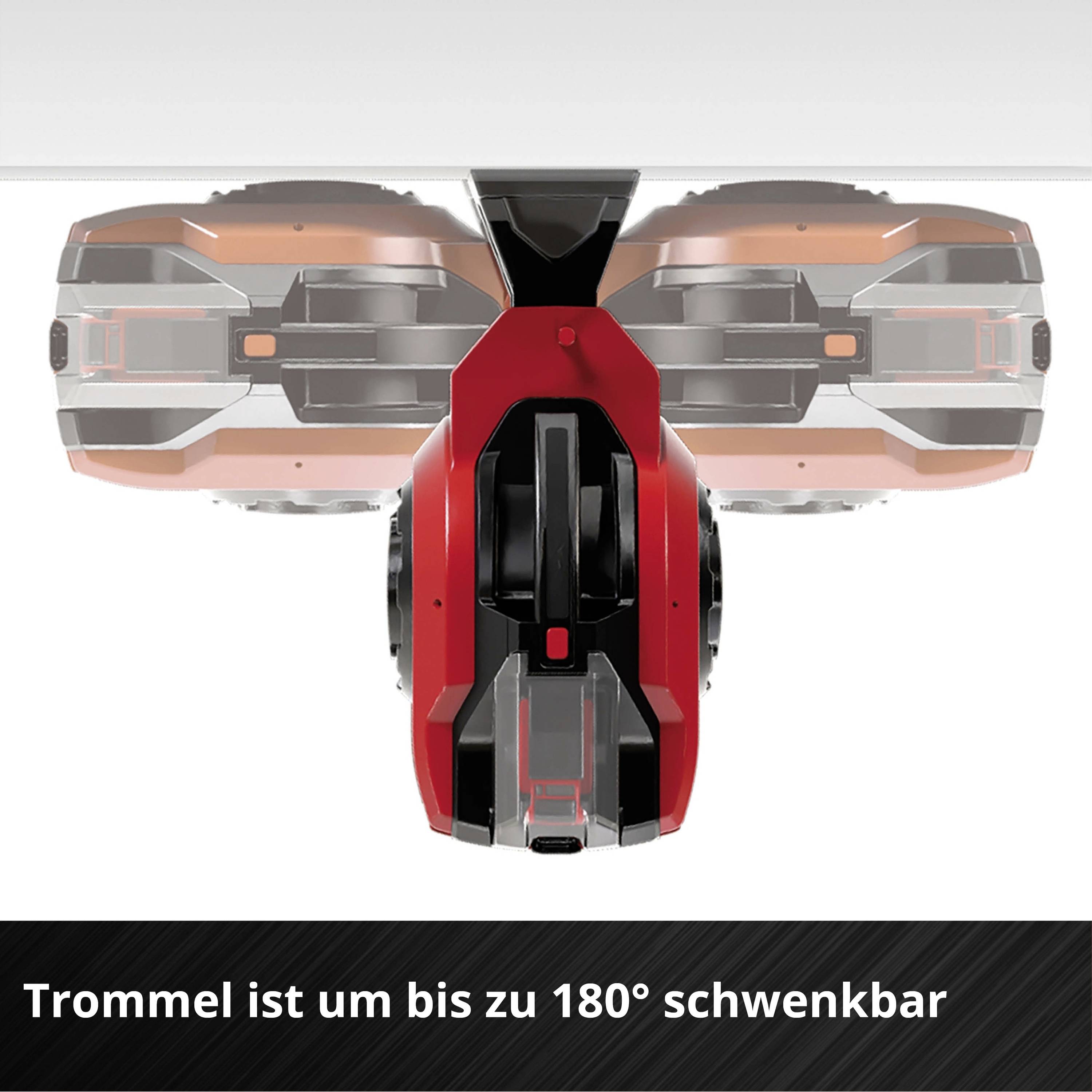 Einhell 4173771 GE-HR 18/30 WH Li-Solo Schlauchtrommel 540mm 1/2 Zoll 1 St. Rot