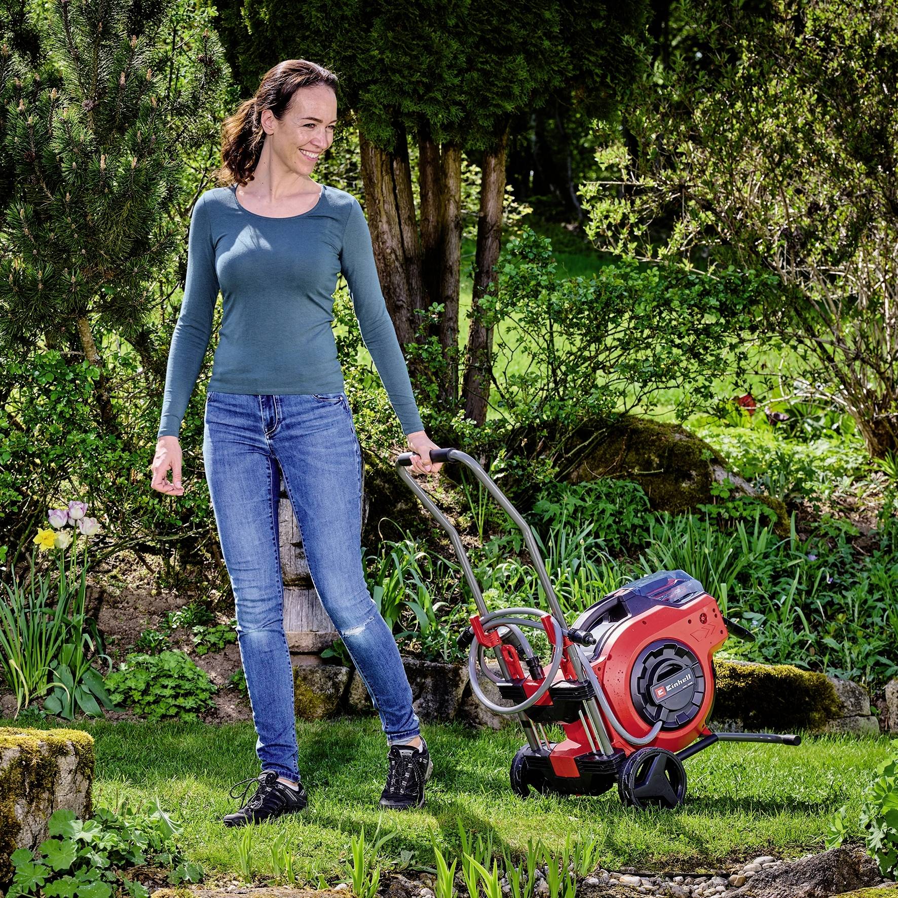 Einhell 4173770 GE-HR 18/30 Li-Solo 540mm 1/2 Zoll 1 St. Rot Schlauchtrommel