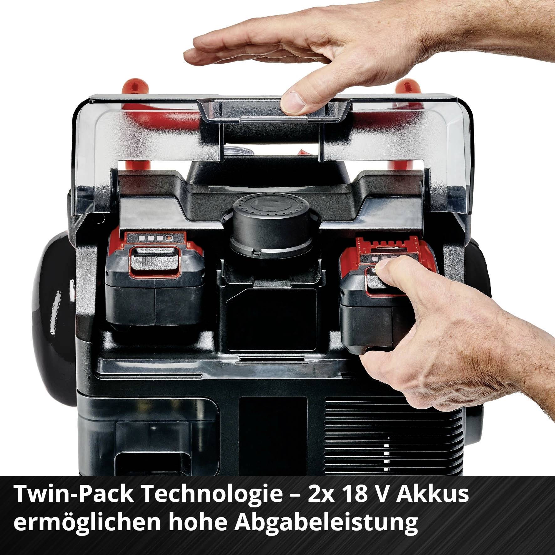 Einhell 4020415 Akku-Kompressor TE-AC 36/150 Li OF-Solo 8 bar 1 Zylinder