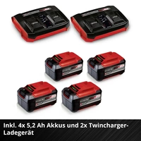 Einhell Professional GP-CM 36/52 S Li BL (4x5,2Ah) Akku Akku-Rasenmäher E-Starter 18V Schnittbreite (max.) 52cm Einhell Professional GP-CM 36/52 S Li BL (4x5,2Ah) Akku Akku-Rasenmäher E-Starter 18V Schnittbreite (max.) 52cm