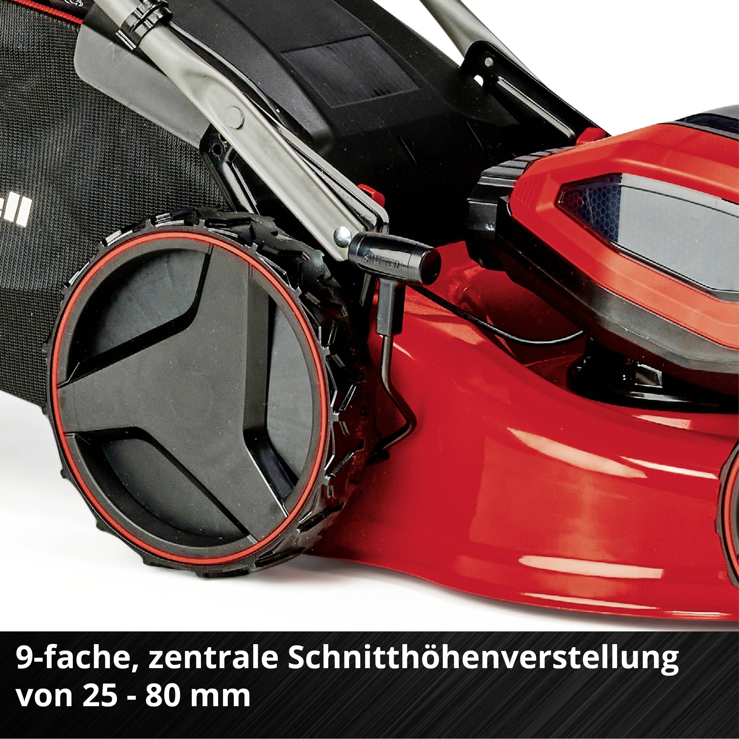 Einhell Professional GP-CM 36/47 S Li BL (4x4,0Ah) Akku Akku-Rasenmäher Einstellbarer Holm, inkl. Akku, inkl. Ladegerät