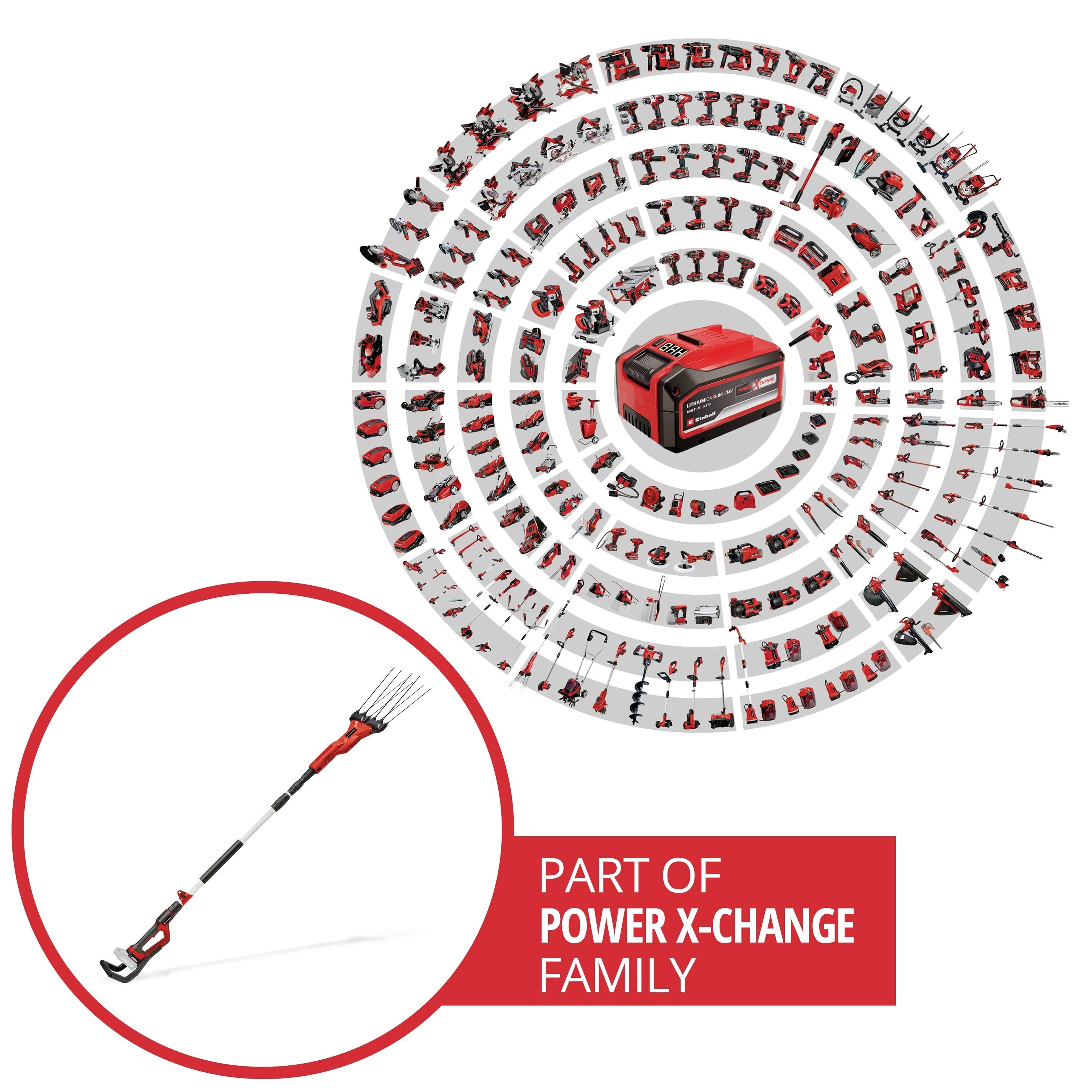 Einhell 3411400 GE-FS 18/53 Li-Solo Obstpflücker