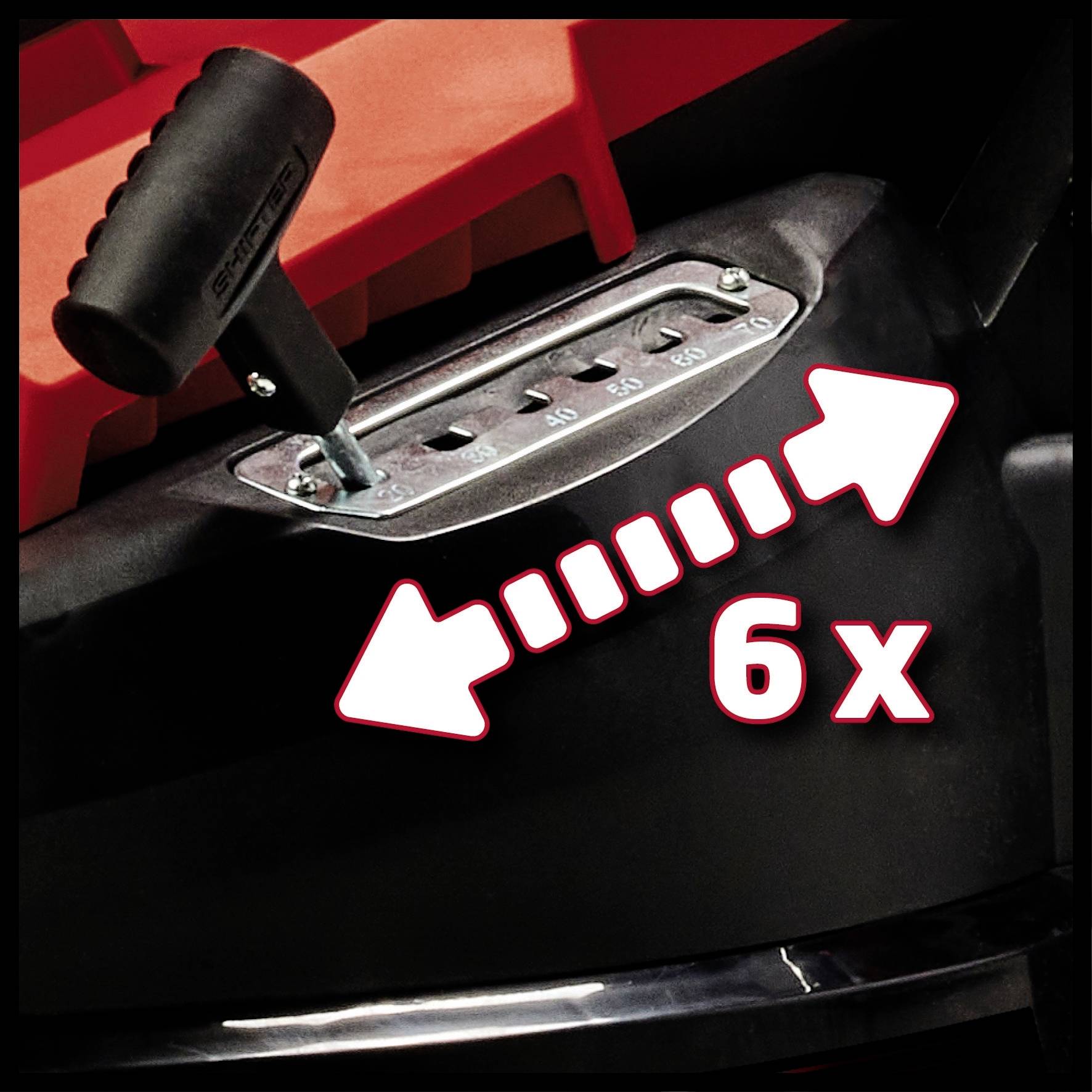 Einhell GC-EM 1800/43 Elektro Rasenmäher mit Schnitthöhenverstellung, Höhenverstellbarer Griff mit Klappfunktion 1800W