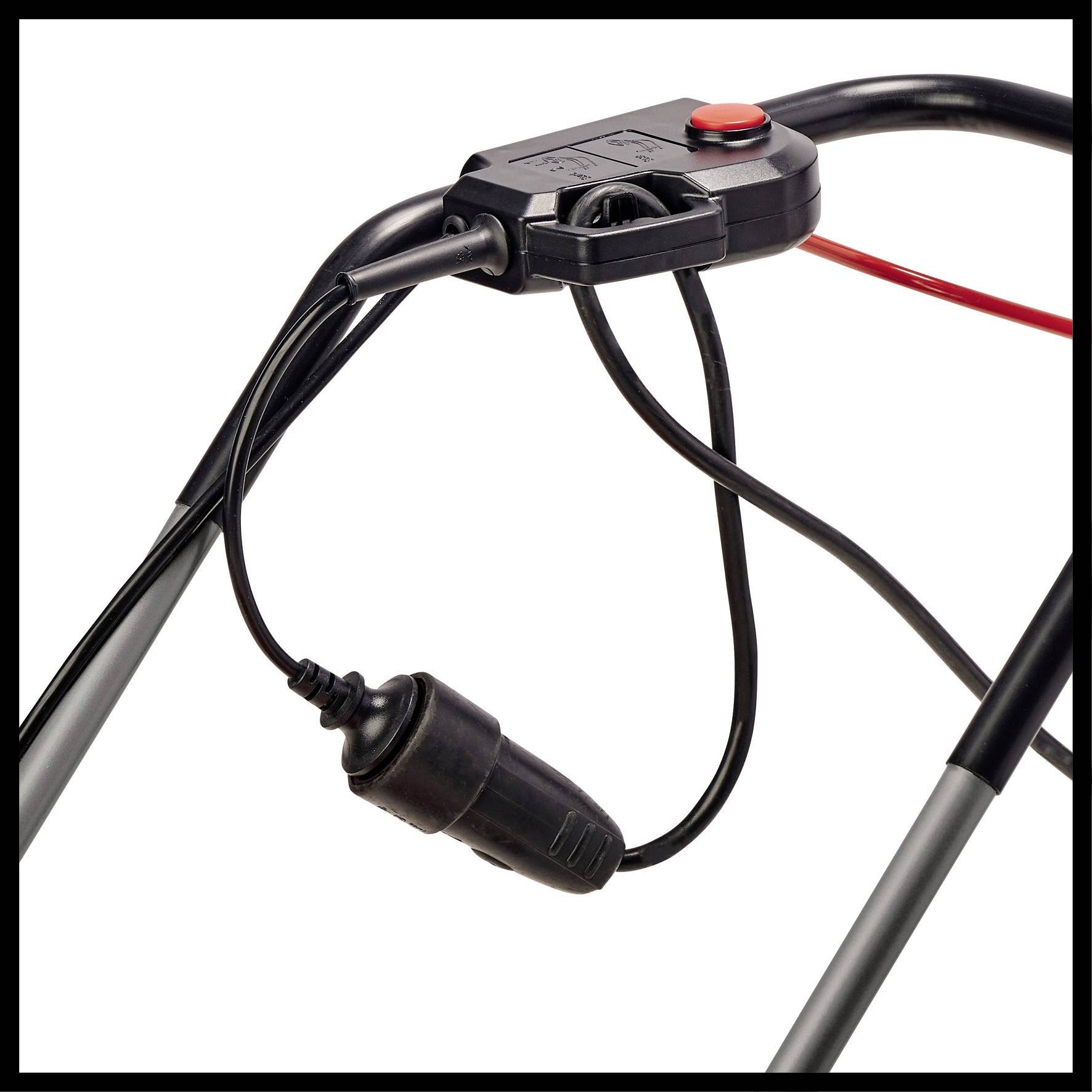 Einhell GC-EM 1800/43 Elektro Rasenmäher mit Schnitthöhenverstellung, Höhenverstellbarer Griff mit Klappfunktion 1800 W Schnittbreite (max.) 43