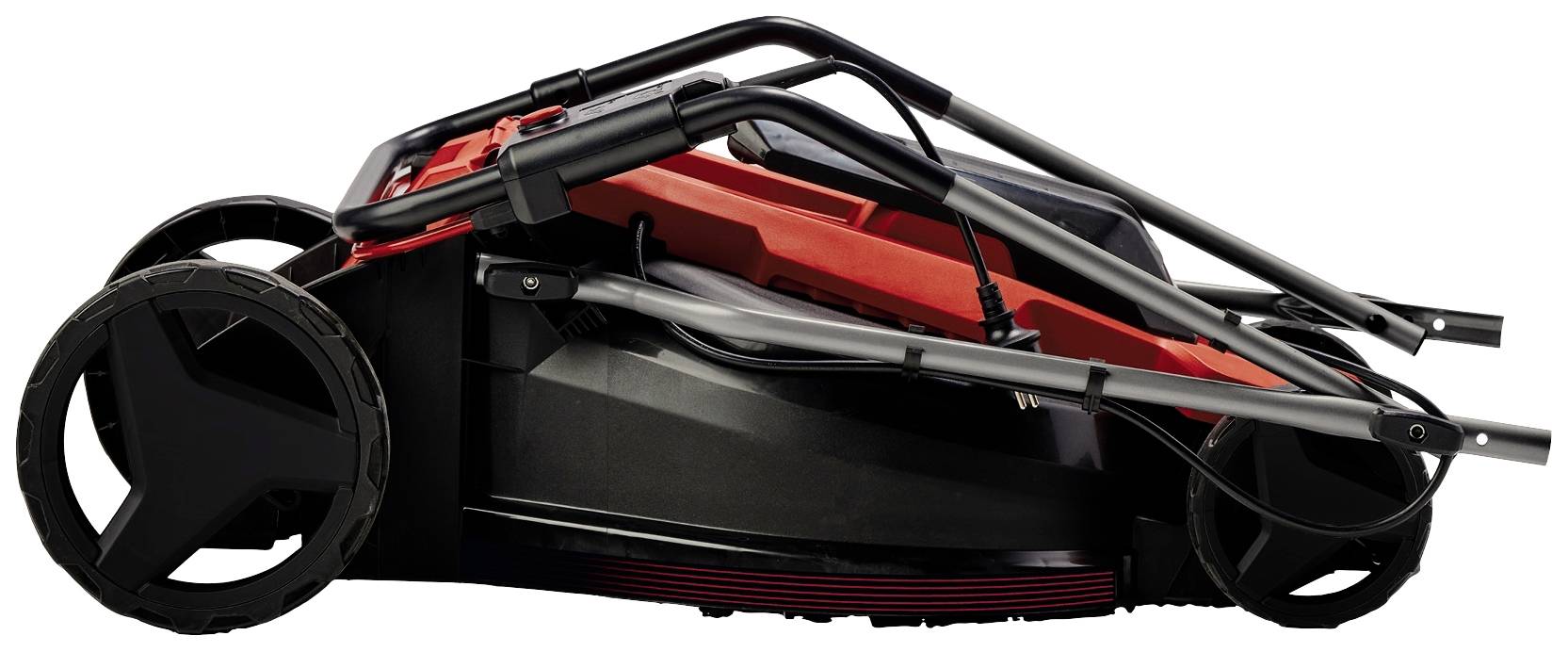 Einhell GC-EM 1800/43 Elektro Rasenmäher mit Schnitthöhenverstellung, Höhenverstellbarer Griff mit Klappfunktion 1800W