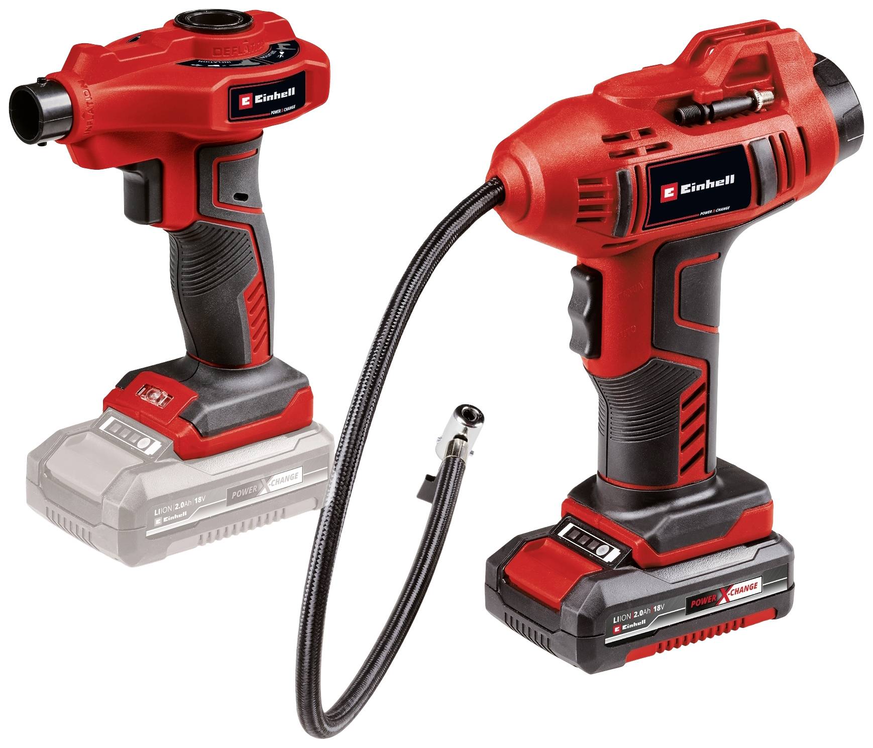 Einhell 2070111 Akku-Kompressor CE-AP 18+CE-CC 18+2,0Ah Inkl. 1 Akku