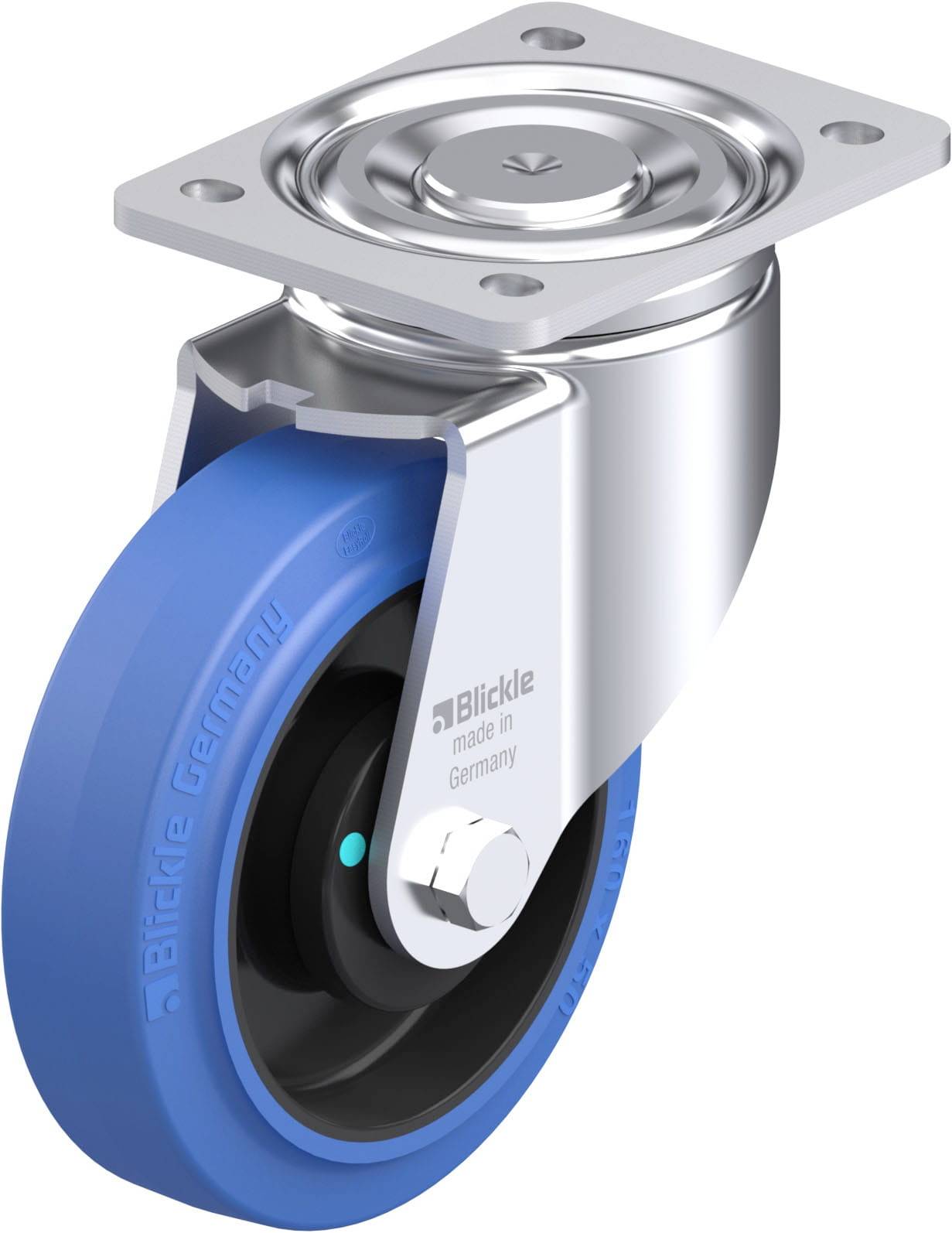Blickle 851832 LH-POEV 160KAD-SB Stahlblech-Lenkrolle Rad-Durchmesser: 160mm Tragfähigkeit (max.): 400kg 1St.