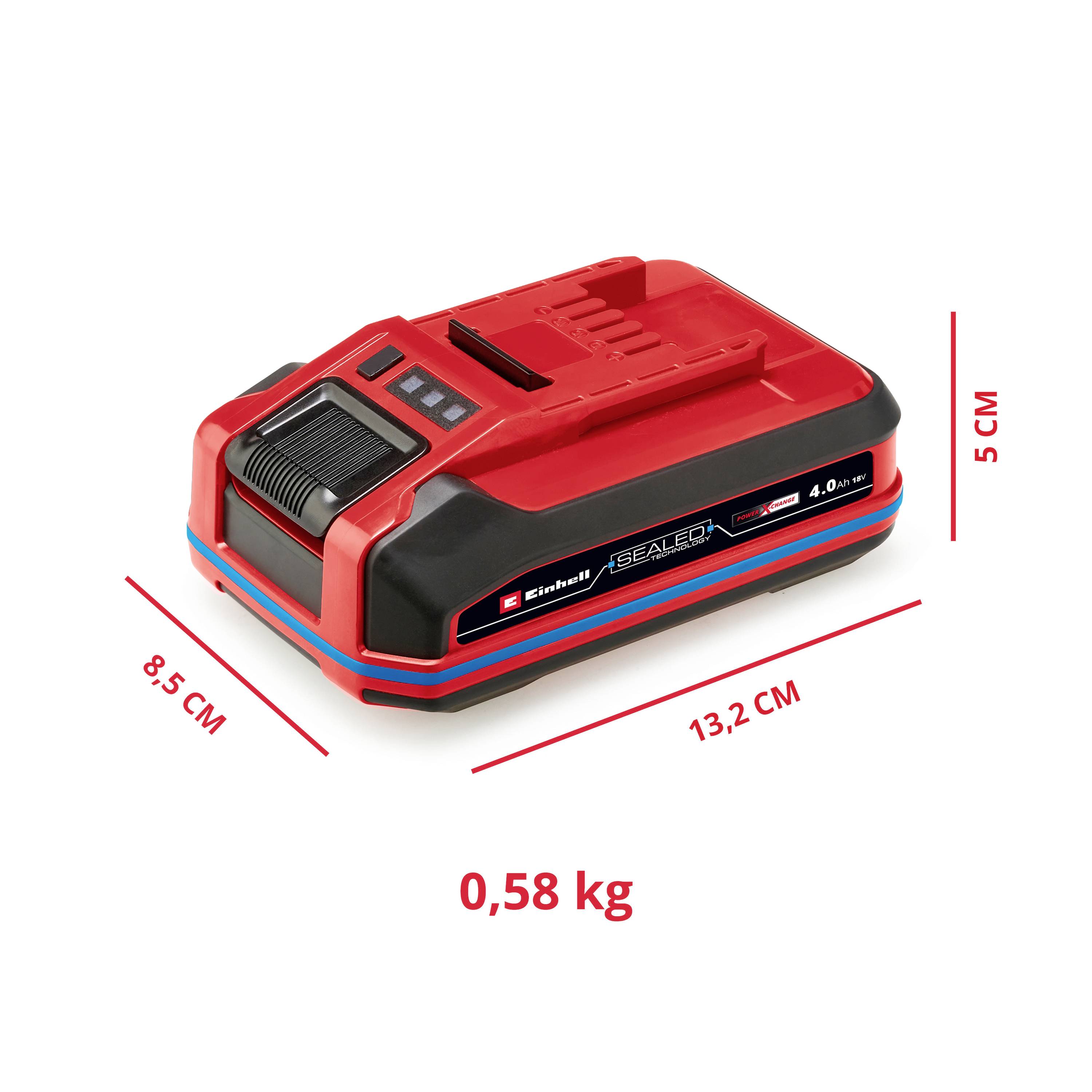 Einhell 4511627 SEALED PXC Plus A1 Akku Power X-Change Werkzeug-Akku 18V 4Ah Li-Ion
