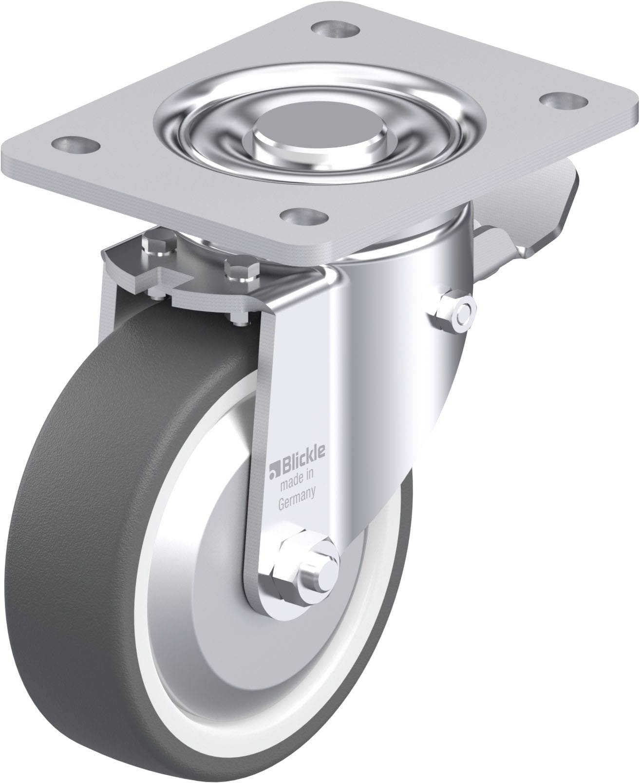 Blickle 750104 LH-POTH 125K-3-ST-FA Stahlblech-Lenkrolle Rad-Durchmesser: 125mm Tragfähigkeit (max.): 350kg 1St.