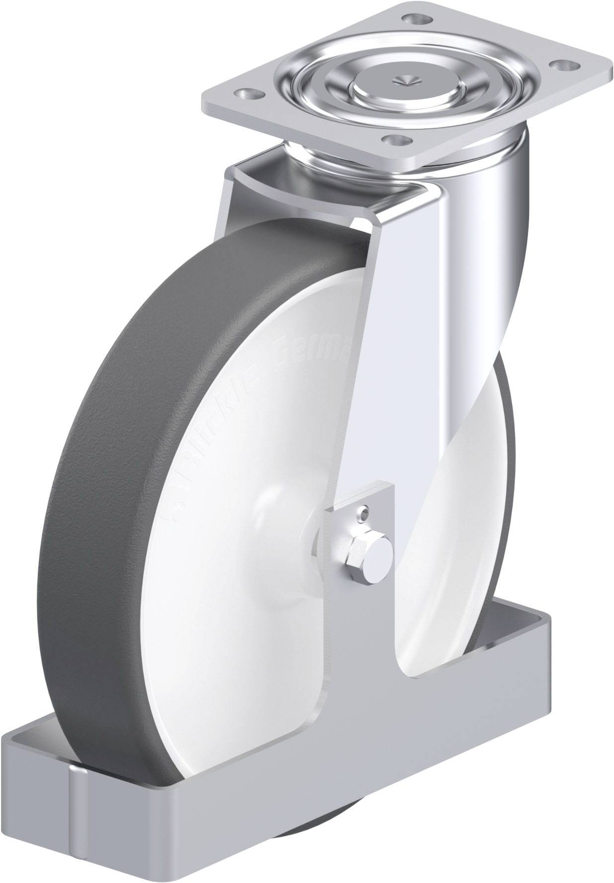 Blickle 939133 LH-POTH 250G-FS Stahlblech-Lenkrolle Rad-Durchmesser: 250mm Tragfähigkeit (max.): 900kg 1St.