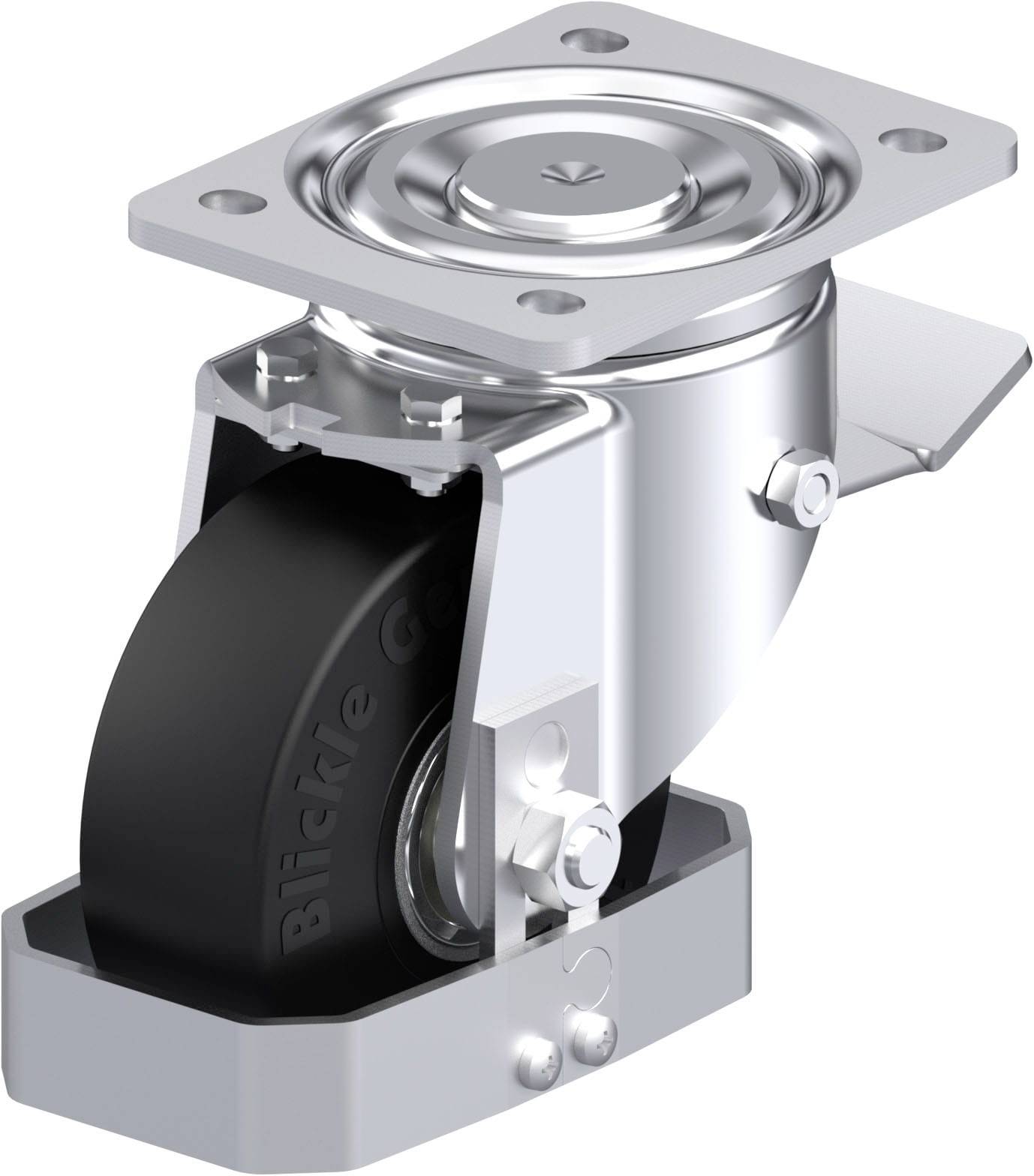 Blickle 938682 LH-SE 125K-ST-FS Stahlblech-Lenkrolle Rad-Durchmesser: 125mm Tragfähigkeit (max.): 320kg 1St.