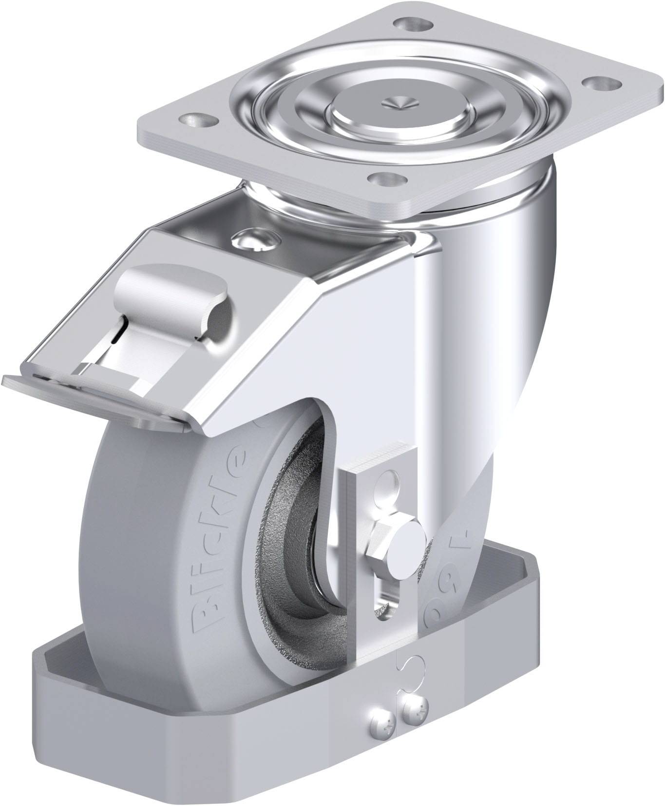 Blickle 938687 LH-SE 160K-FI-SG-FS Stahlblech-Lenkrolle Rad-Durchmesser: 160mm Tragfähigkeit (max.): 450kg 1St.