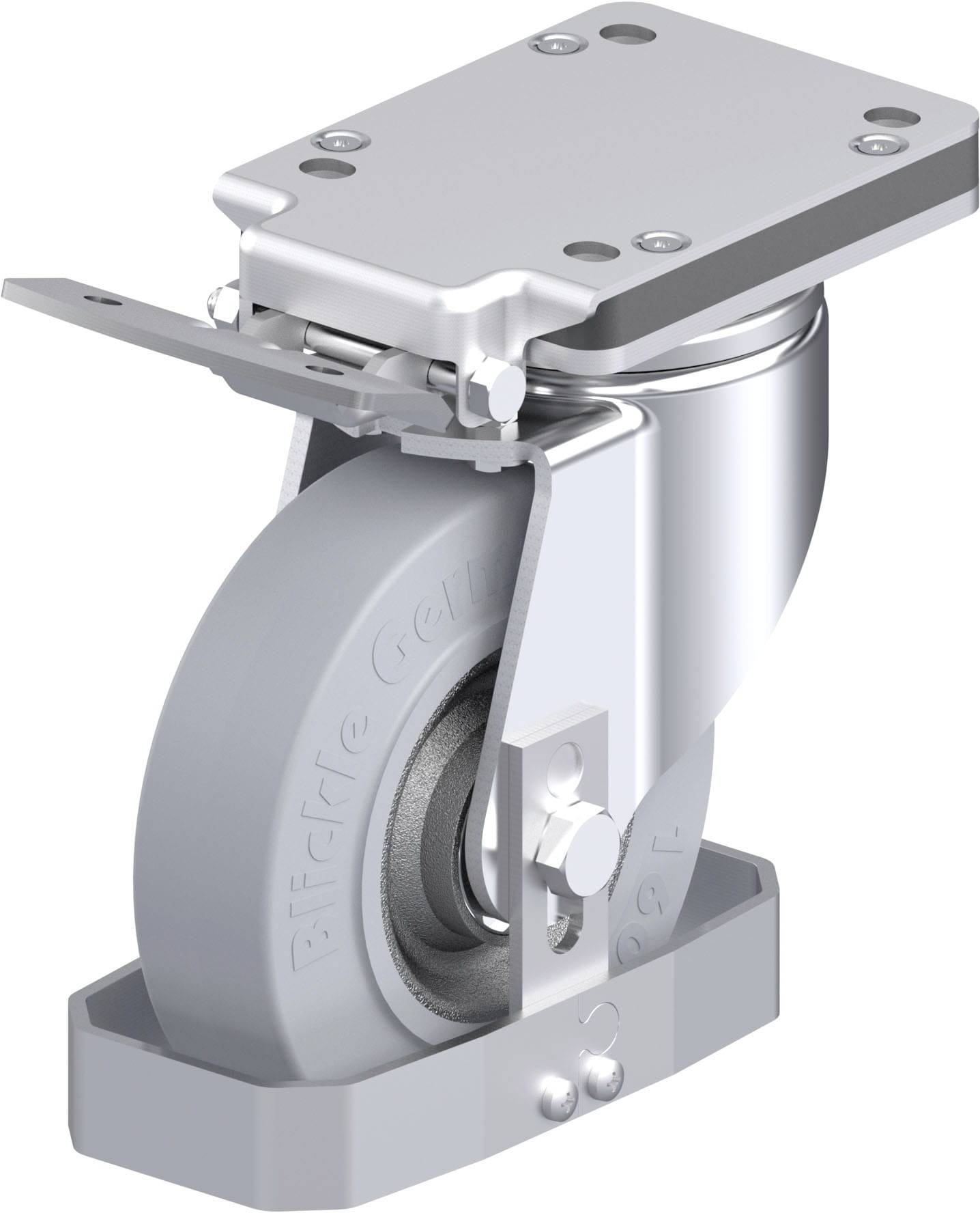 Blickle 938689 LH-SE 160K-IS-SG-FS Stahlblech-Lenkrolle Rad-Durchmesser: 160mm Tragfähigkeit (max.): 450kg 1St.