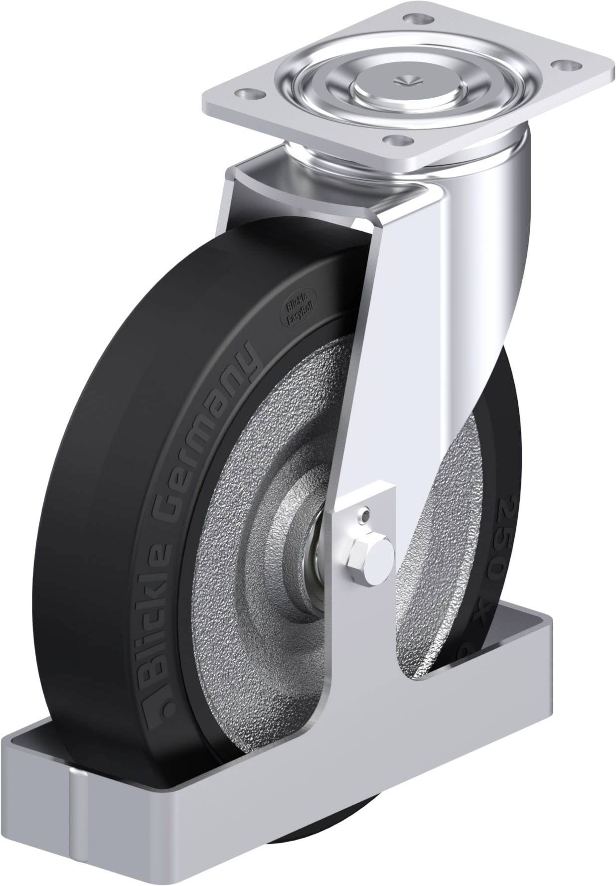 Blickle 938704 LH-SE 250K-FS Stahlblech-Lenkrolle Rad-Durchmesser: 250mm Tragfähigkeit (max.): 850kg 1St.