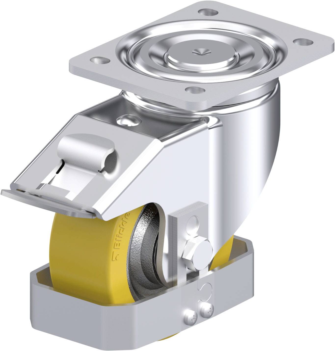 Blickle 868057 LH-SETH 125K-FI-FS Stahlblech-Lenkrolle Rad-Durchmesser: 125mm Tragfähigkeit (max.): 500kg 1St.