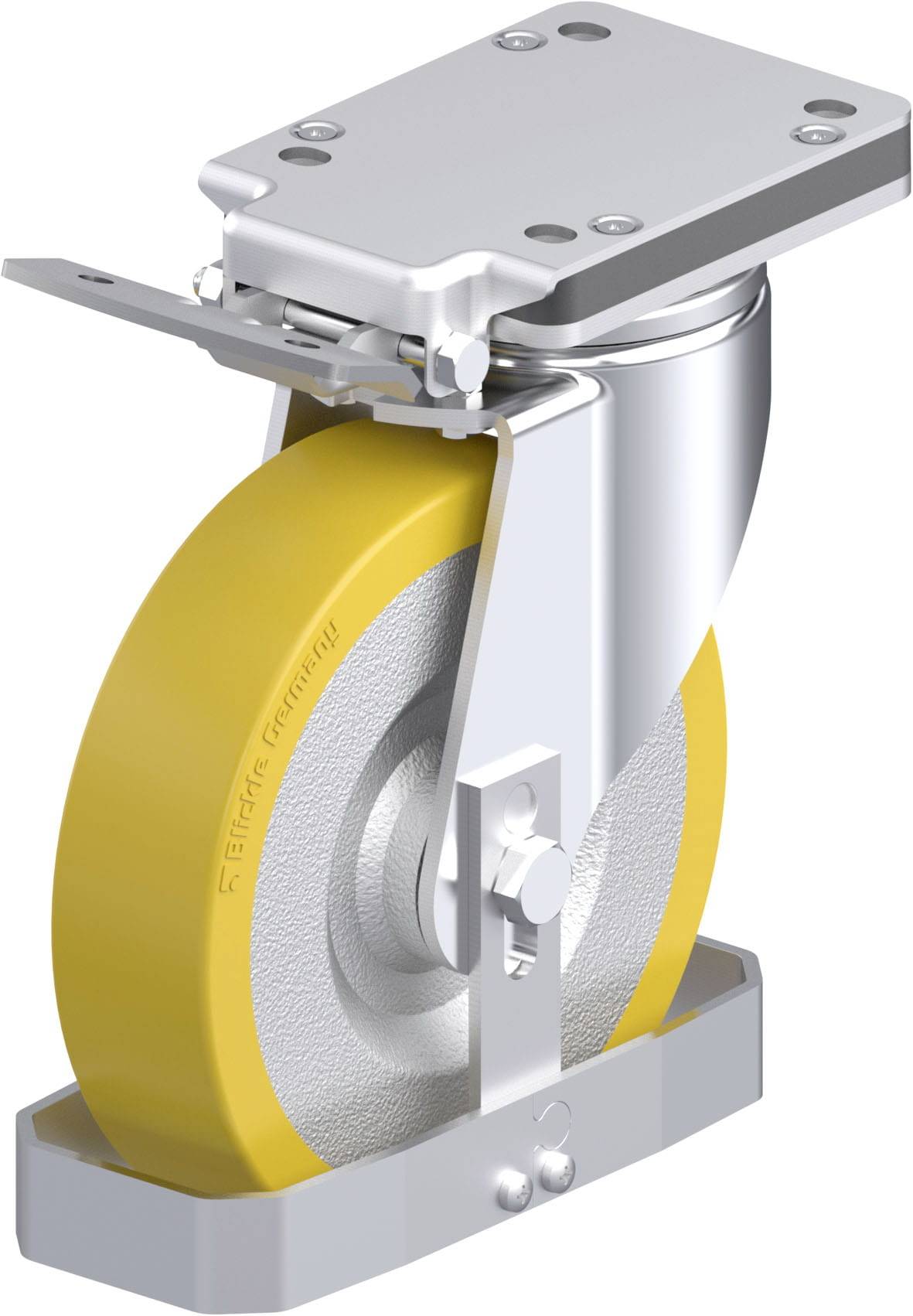 Blickle 905299 LH-SETH 200K-IS-FS Stahlblech-Lenkrolle Rad-Durchmesser: 200mm Tragfähigkeit (max.): 900kg 1St.