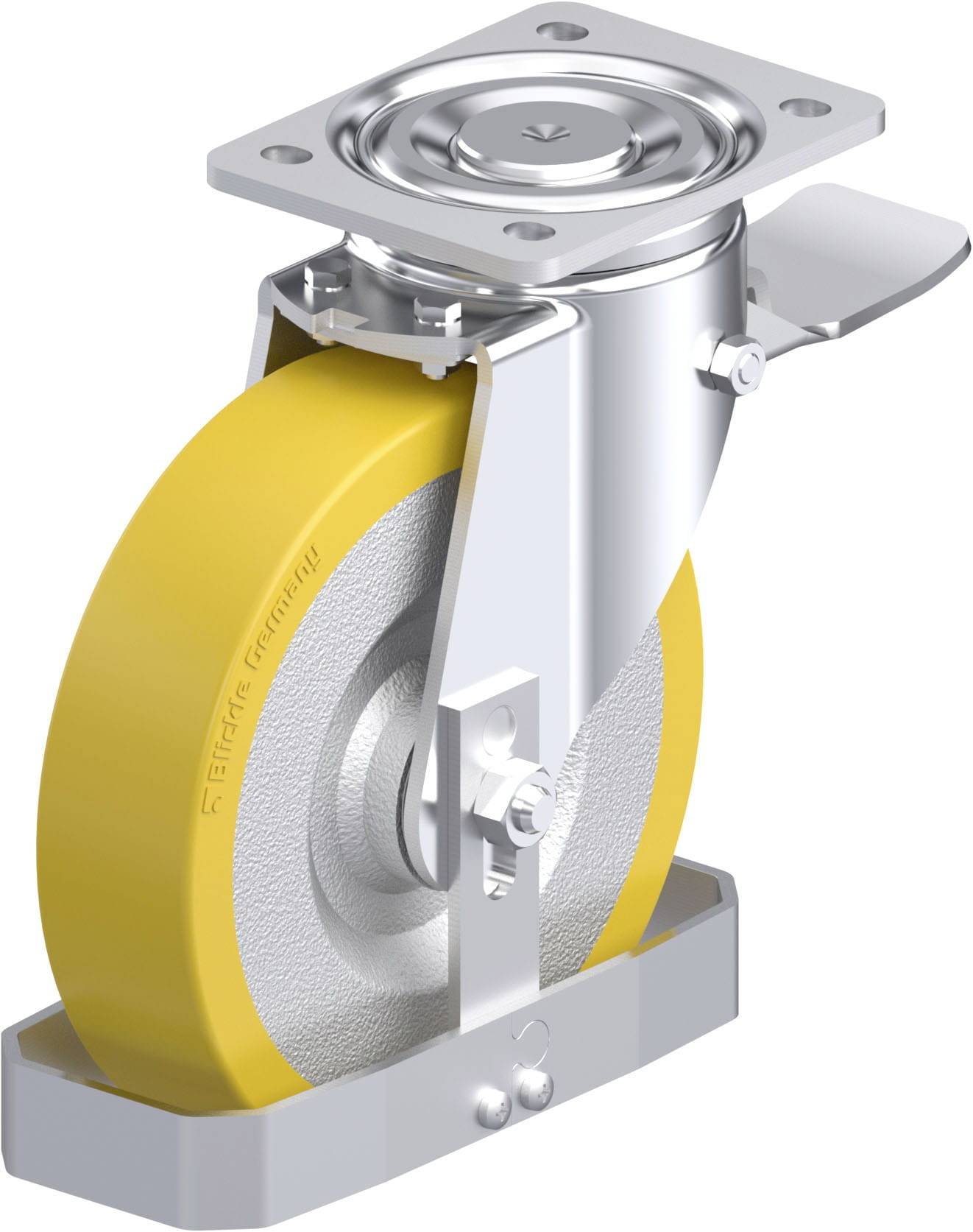 Blickle 889757 LH-SETH 200K-ST-FS Stahlblech-Lenkrolle Rad-Durchmesser: 200mm Tragfähigkeit (max.): 900kg 1St.