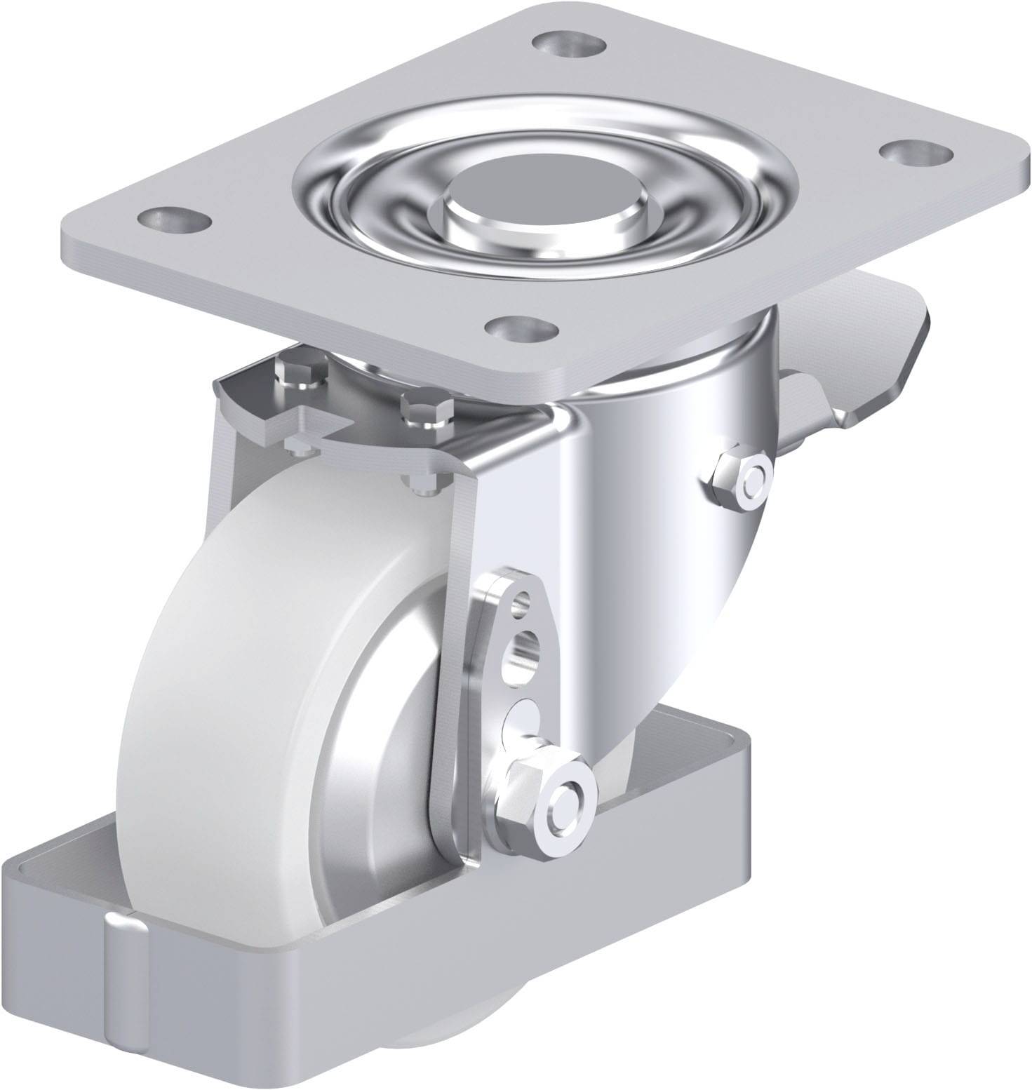 Blickle 940048 LH-SPO 100G-3-ST-FA-FS Stahlblech-Lenkrolle Rad-Durchmesser: 100mm Tragfähigkeit (max.): 500kg 1St.