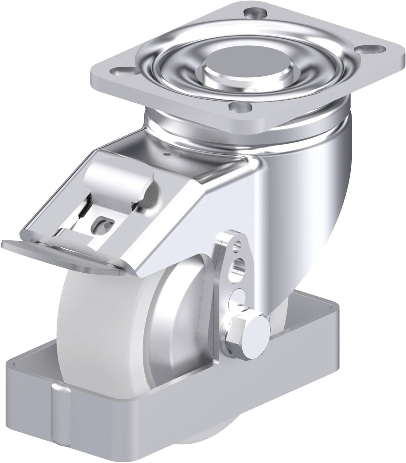 Blickle 940050 LH-SPO 100K-1-FI-FA-FS Stahlblech-Lenkrolle Rad-Durchmesser: 100mm Tragfähigkeit (max.): 500kg 1St.