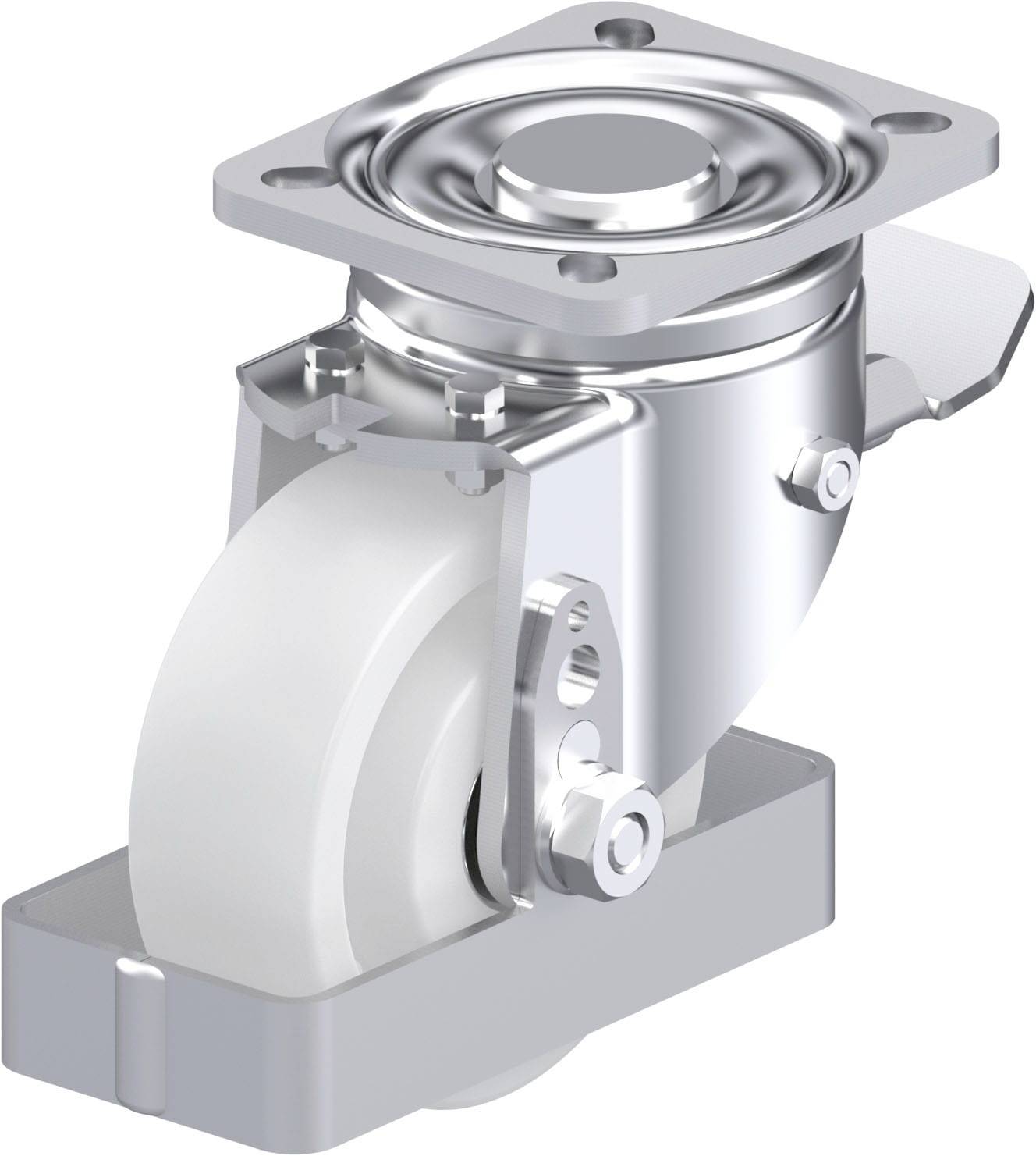 Blickle 899868 LH-SPO 100K-1-ST-FS Stahlblech-Lenkrolle Rad-Durchmesser: 100mm Tragfähigkeit (max.): 500kg 1St.