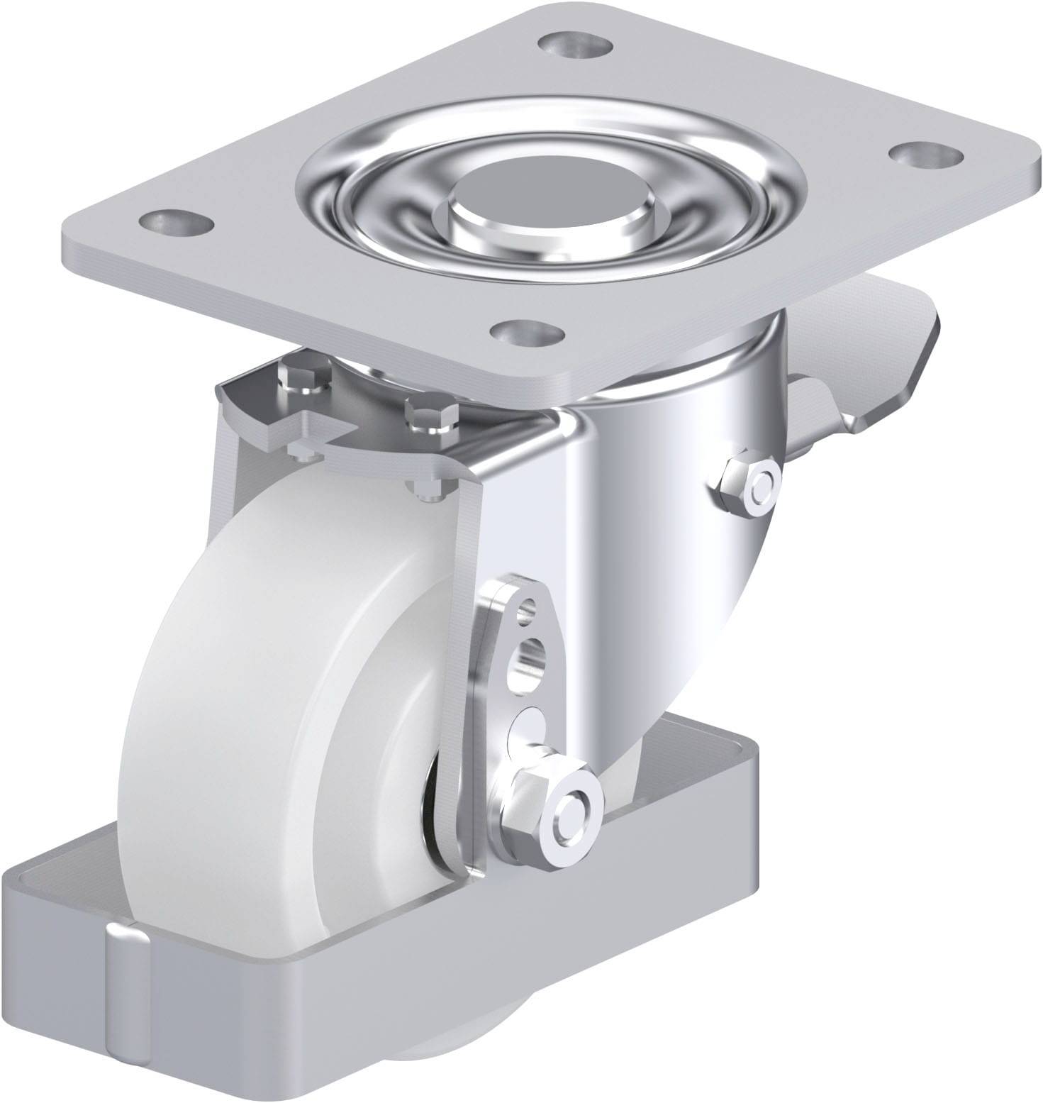 Blickle 940056 LH-SPO 100K-3-ST-FS Stahlblech-Lenkrolle Rad-Durchmesser: 100mm Tragfähigkeit (max.): 500kg 1St.