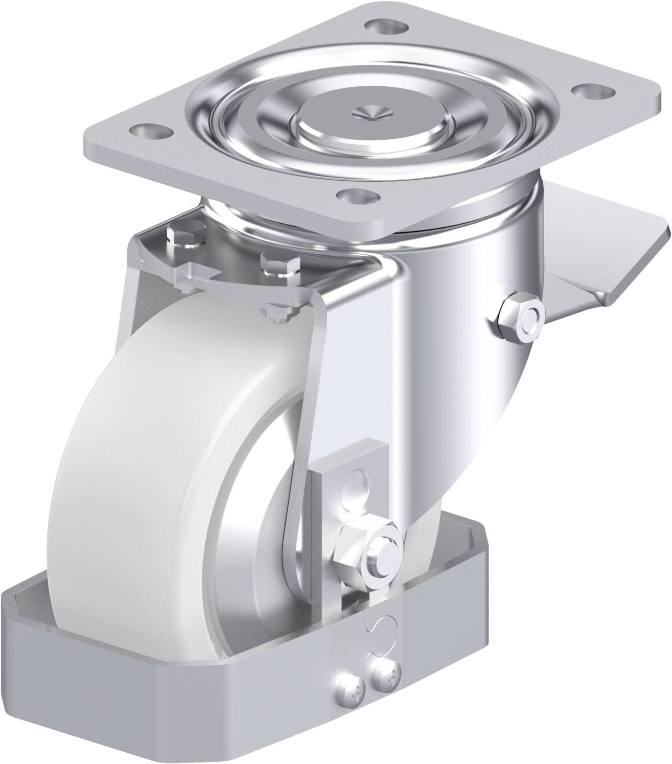 Blickle 940091 LH-SPO 127K-ST-FA-FS Stahlblech-Lenkrolle Rad-Durchmesser: 125mm Tragfähigkeit (max.): 750kg 1St.