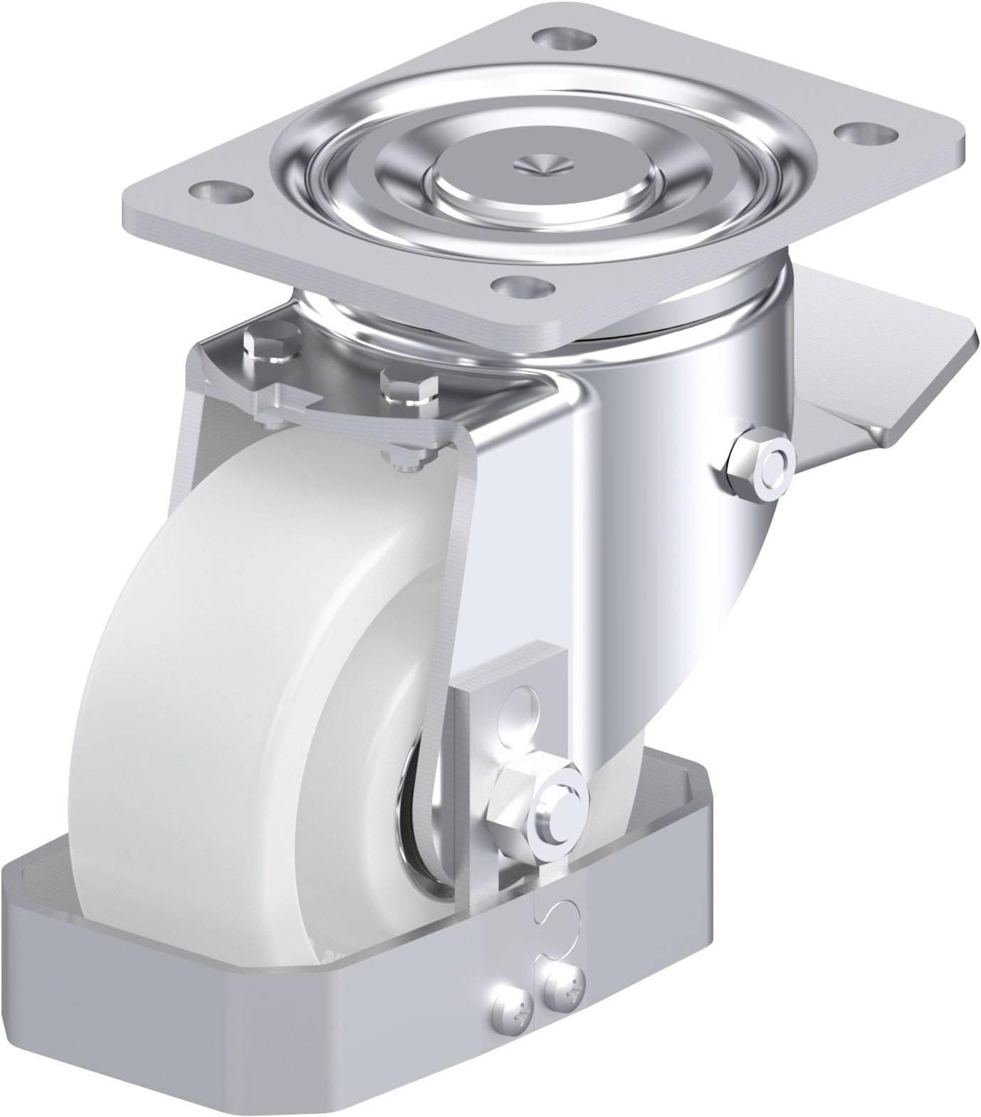 Blickle 925461 LH-SPO 127K-ST-FS Stahlblech-Lenkrolle Rad-Durchmesser: 125mm Tragfähigkeit (max.): 750kg 1St.