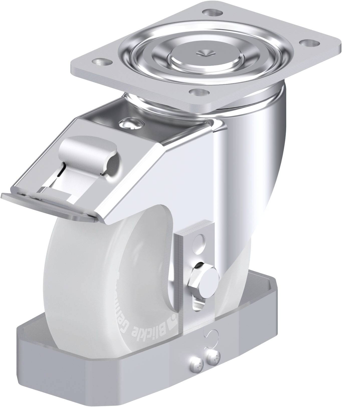 Blickle 754169 LH-SPO 150G-FI-FS Stahlblech-Lenkrolle Rad-Durchmesser: 150mm Tragfähigkeit (max.): 800kg 1St.