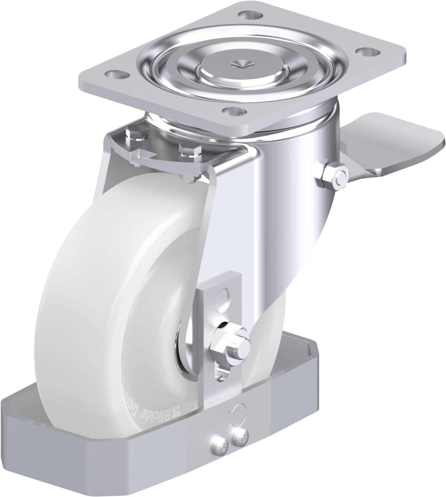 Blickle 855928 LH-SPO 150K-ST-FS Stahlblech-Lenkrolle Rad-Durchmesser: 150mm Tragfähigkeit (max.): 800kg 1St.