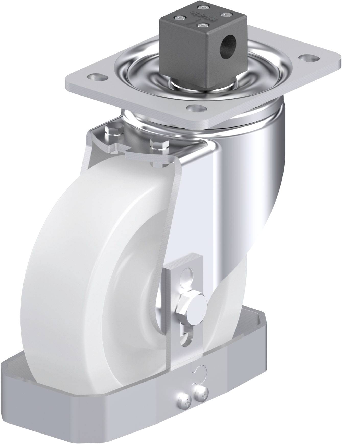 Blickle 940111 LH-SPO 160G-CS13-FS Stahlblech-Lenkrolle Rad-Durchmesser: 160mm Tragfähigkeit (max.): 850kg 1St.