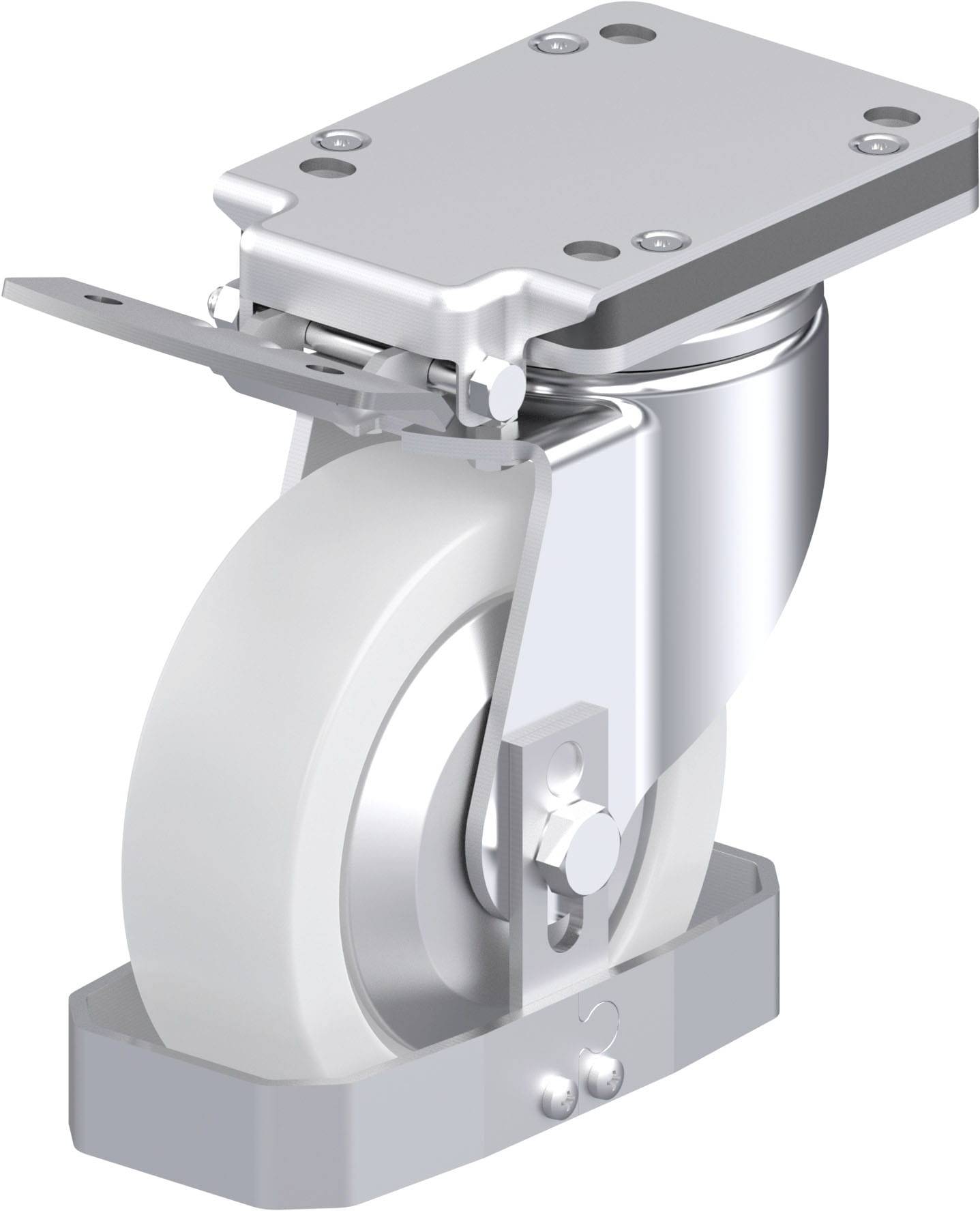 Blickle 940117 LH-SPO 160G-IS-FA-FS Stahlblech-Lenkrolle Rad-Durchmesser: 160mm Tragfähigkeit (max.): 850kg 1St.