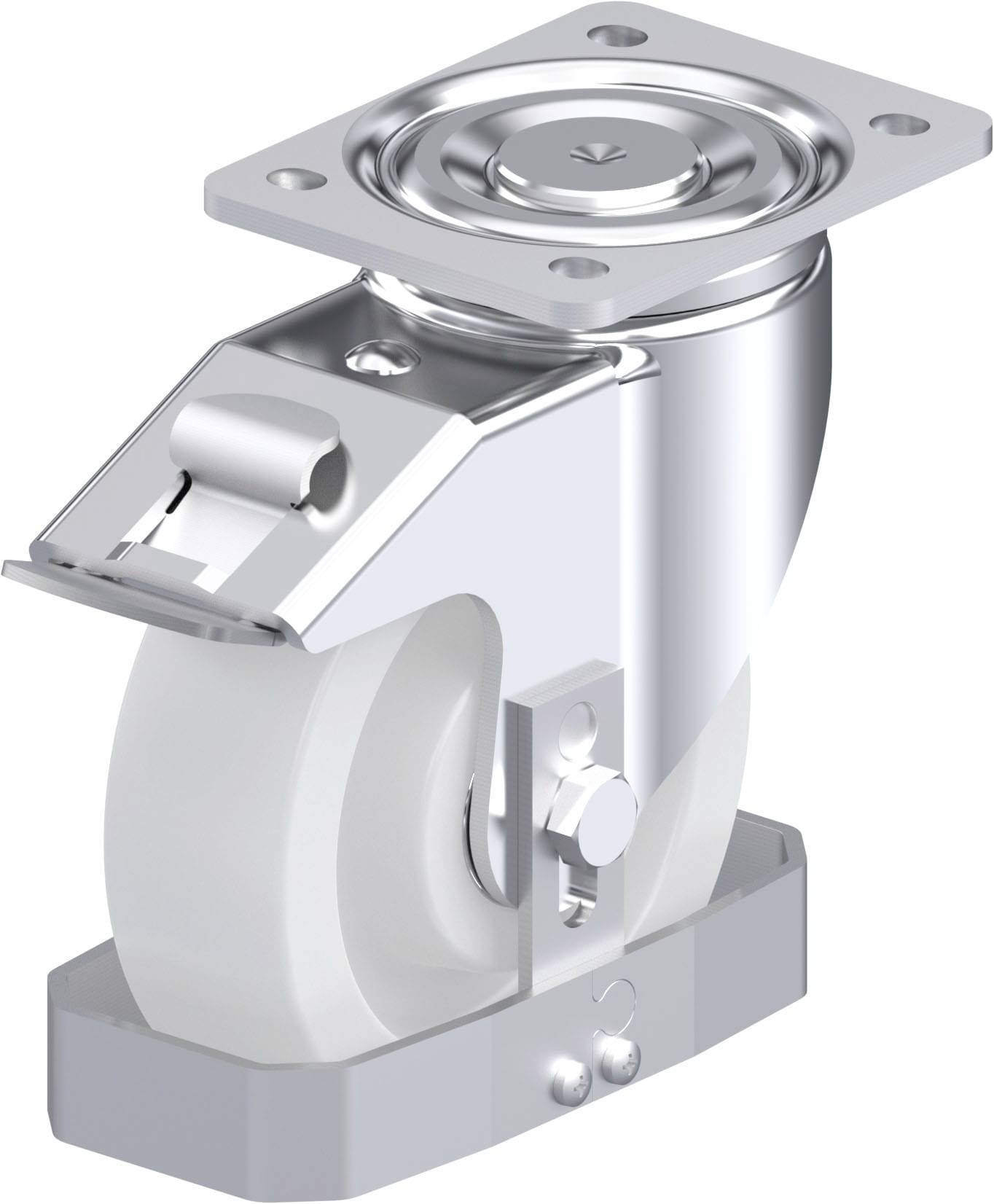 Blickle 879725 LH-SPO 160K-FI-FS Stahlblech-Lenkrolle Rad-Durchmesser: 160mm Tragfähigkeit (max.): 850kg 1St.