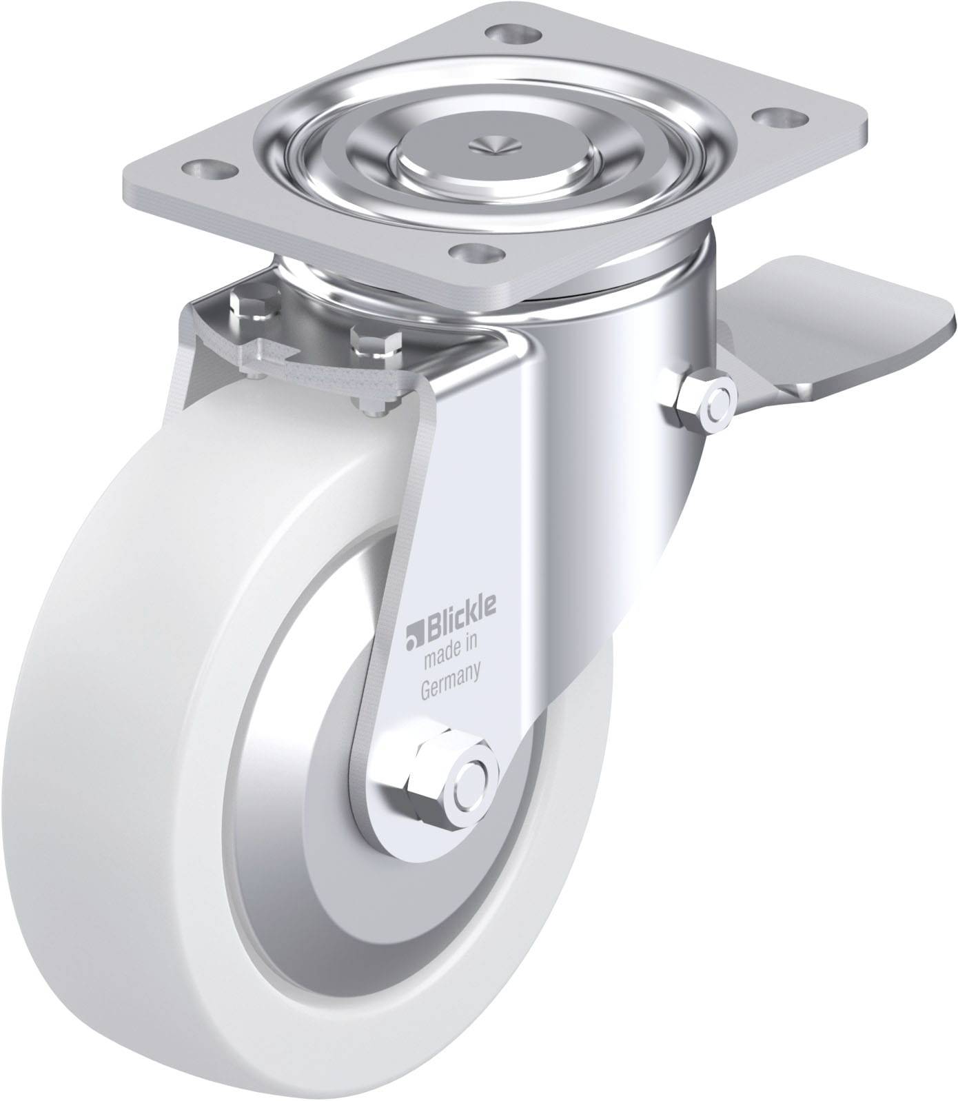 Blickle 852917 LH-SPO 160K-ST-FA Stahlblech-Lenkrolle Rad-Durchmesser: 160mm Tragfähigkeit (max.): 850kg 1St.