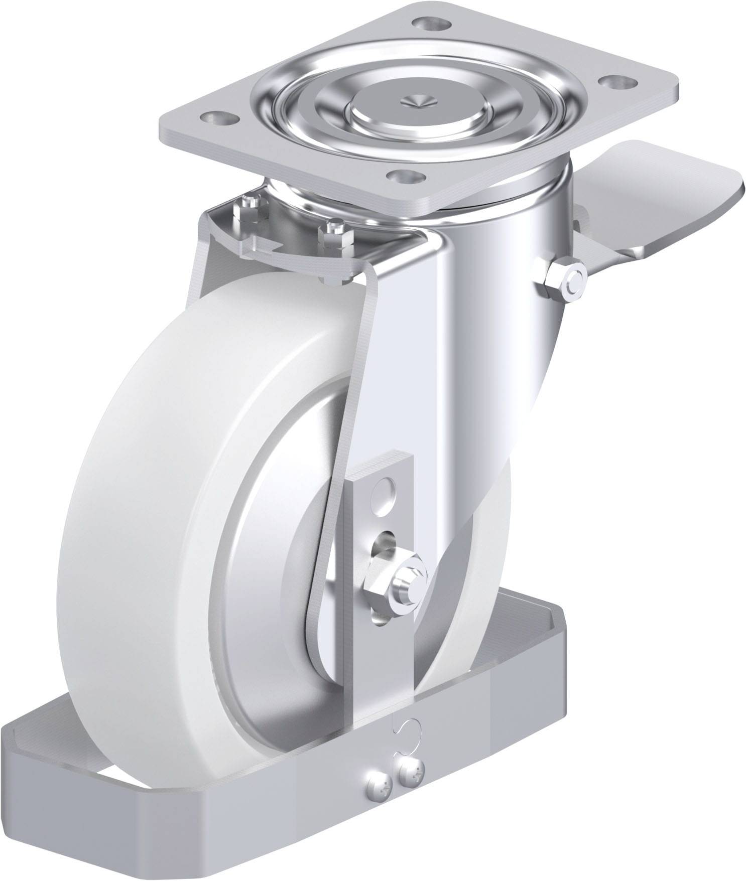 Blickle 940132 LH-SPO 175G-ST-FA-FS Stahlblech-Lenkrolle Rad-Durchmesser: 175mm Tragfähigkeit (max.): 900kg 1St.