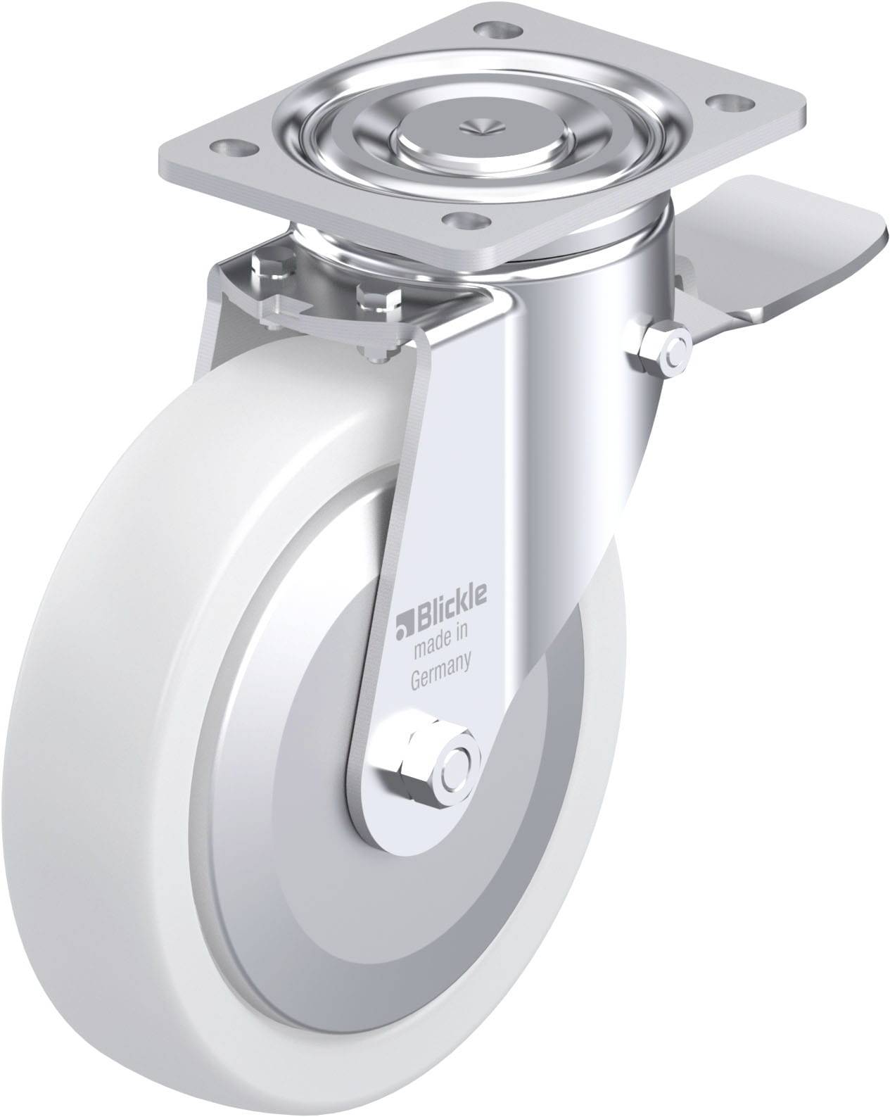 Blickle 852926 LH-SPO 200G-ST-FA Stahlblech-Lenkrolle Rad-Durchmesser: 200mm Tragfähigkeit (max.): 900kg 1St.