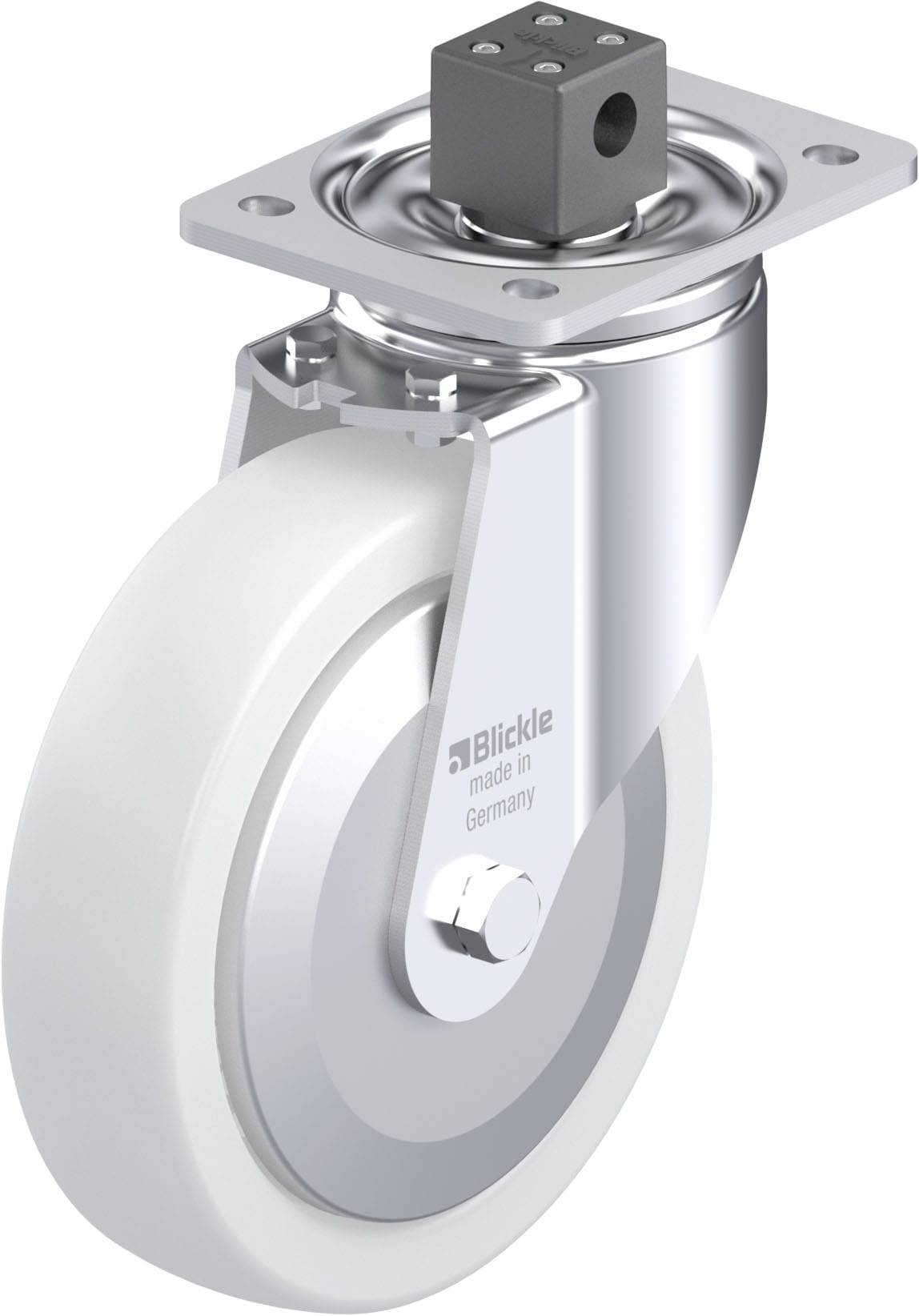 Blickle 852929 LH-SPO 200K-CS13-FA Stahlblech-Lenkrolle Rad-Durchmesser: 200mm Tragfähigkeit (max.): 900kg 1St.