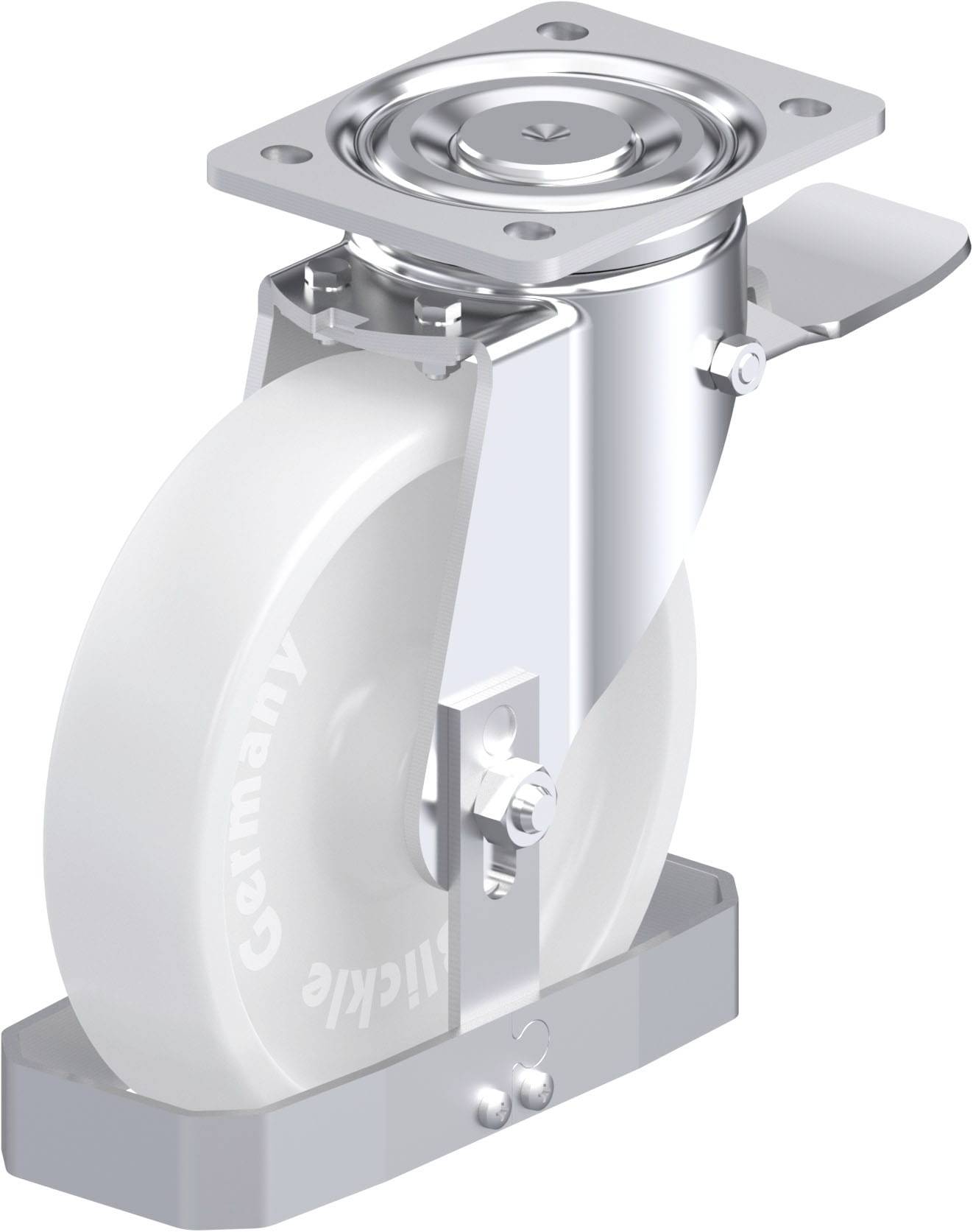 Blickle 940159 LH-SPO 201G-ST-FS Stahlblech-Lenkrolle Rad-Durchmesser: 200mm Tragfähigkeit (max.): 900kg 1St.