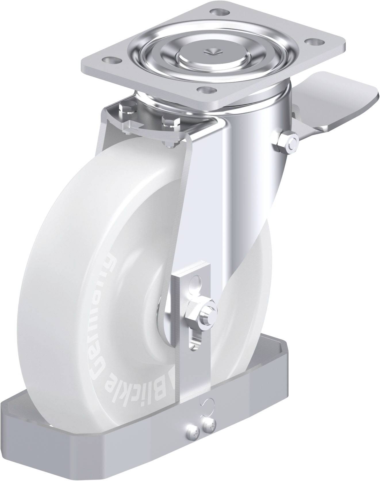 Blickle 744265 LH-SPO 201K-ST-FS Stahlblech-Lenkrolle Rad-Durchmesser: 200mm Tragfähigkeit (max.): 900kg 1St.