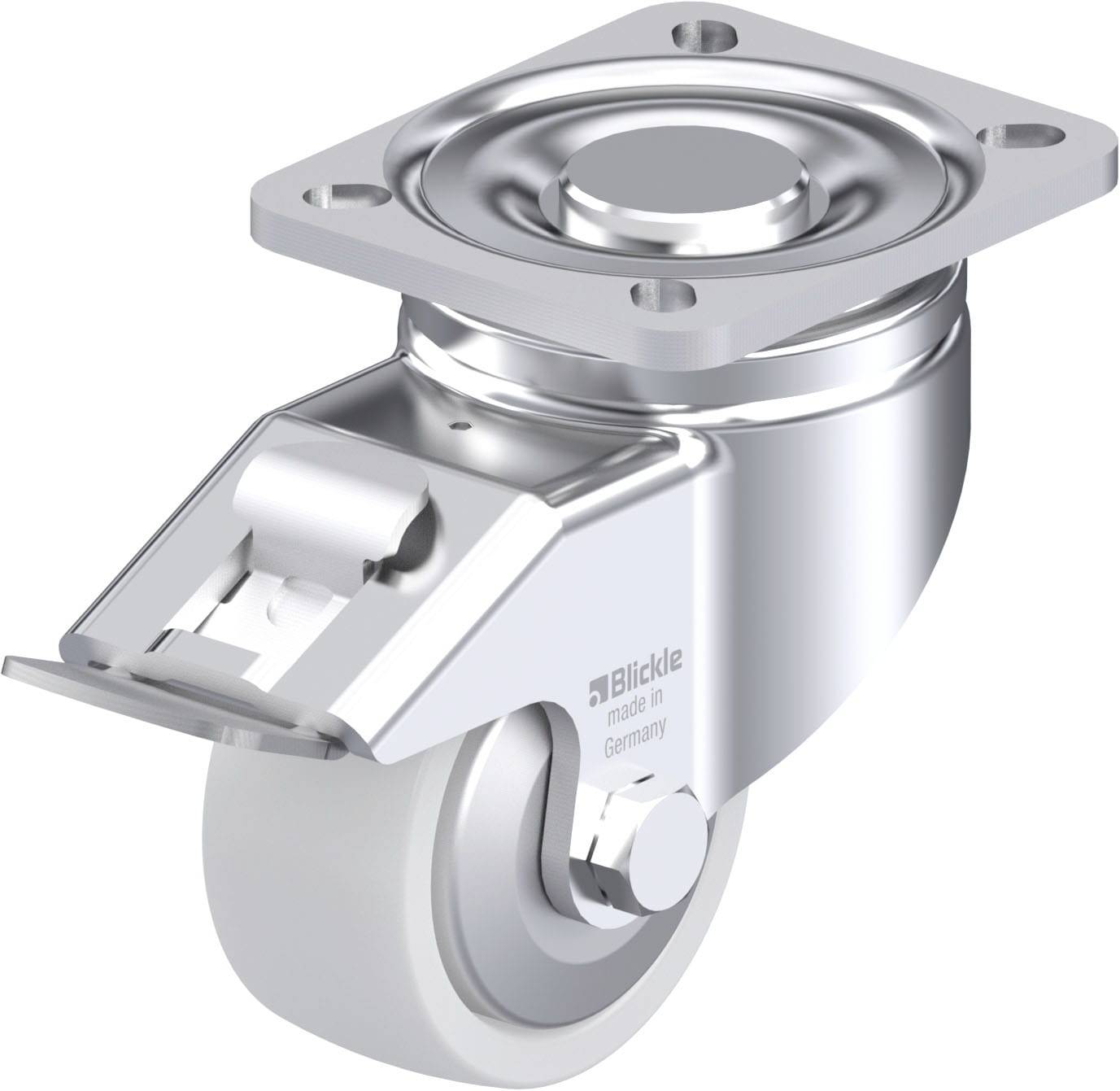 Blickle 852892 LH-SPO 80G-FI-FA Stahlblech-Lenkrolle Rad-Durchmesser: 80mm Tragfähigkeit (max.): 350kg 1St.