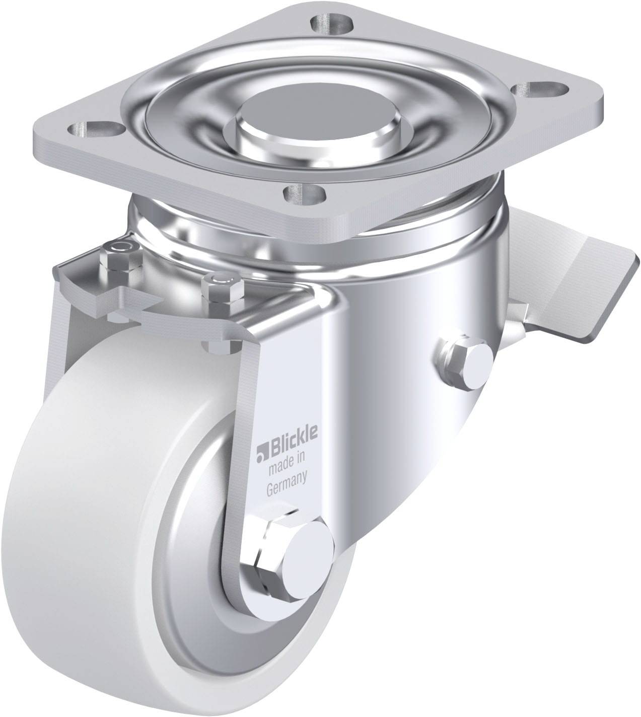 Blickle 852894 LH-SPO 80G-ST-FA Stahlblech-Lenkrolle Rad-Durchmesser: 80mm Tragfähigkeit (max.): 350kg 1St.