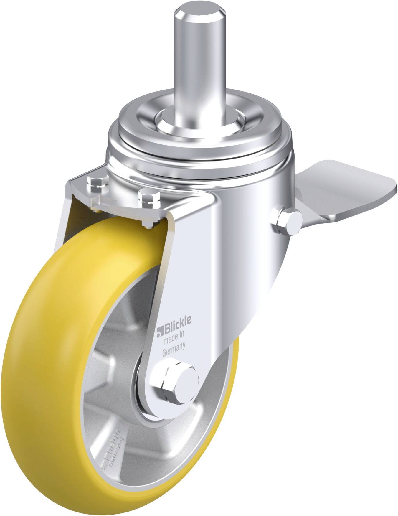 Blickle 936715 LHZ-ALTH 160K-ST-CO Stahlblech-Lenkrolle Rad-Durchmesser: 160mm Tragfähigkeit (max.): 750kg 1St.