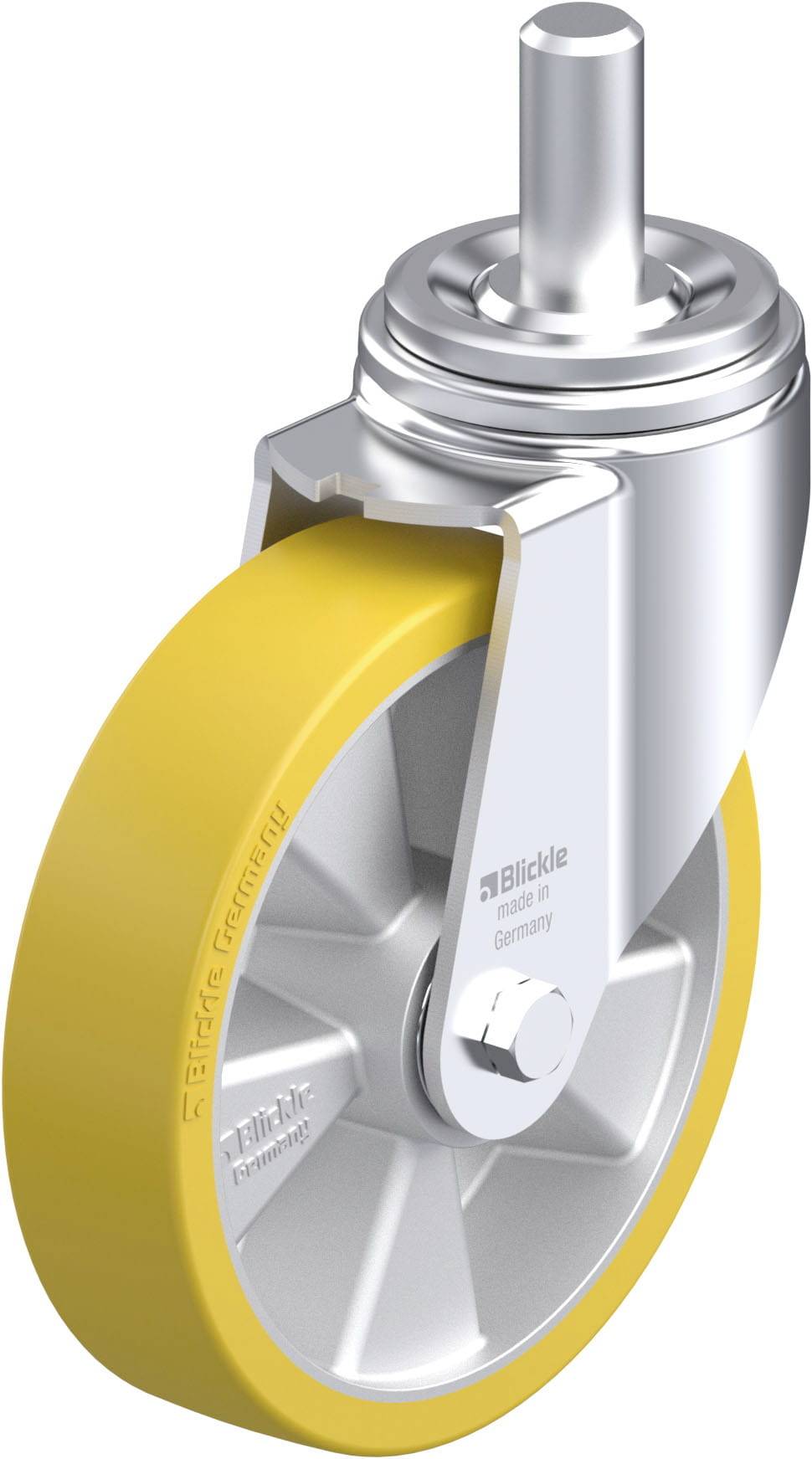 Blickle 754659 LHZ-ALTH 200K Stahlblech-Lenkrolle Rad-Durchmesser: 200mm Tragfähigkeit (max.): 800kg 1St.