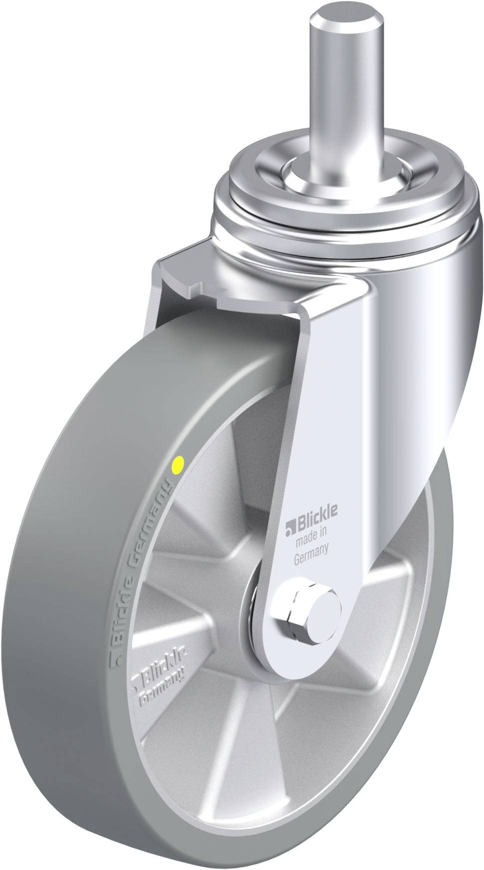 Blickle 852536 LHZ-ALTH 200K-AS Stahlblech-Lenkrolle Rad-Durchmesser: 200mm Tragfähigkeit (max.): 800kg 1St.