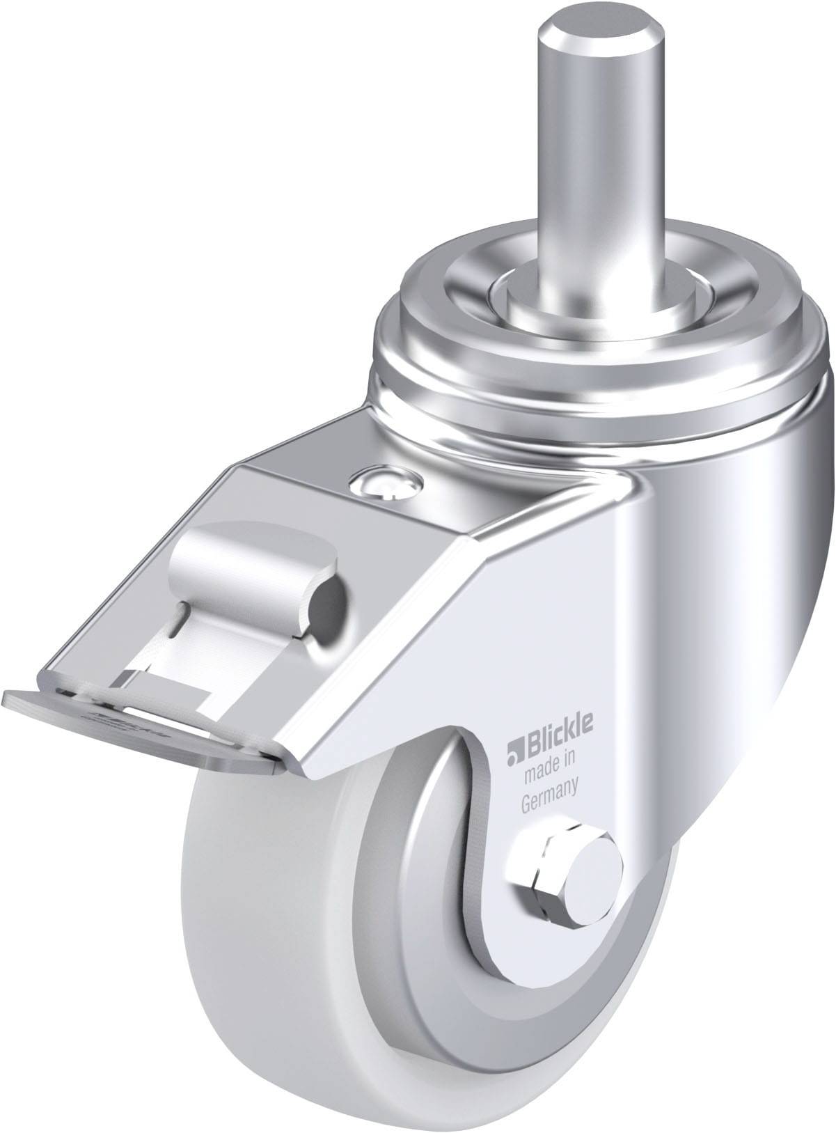 Blickle 852940 LHZ-SPO 127G-FI-FA Stahlblech-Lenkrolle Rad-Durchmesser: 125mm Tragfähigkeit (max.): 750kg 1St.