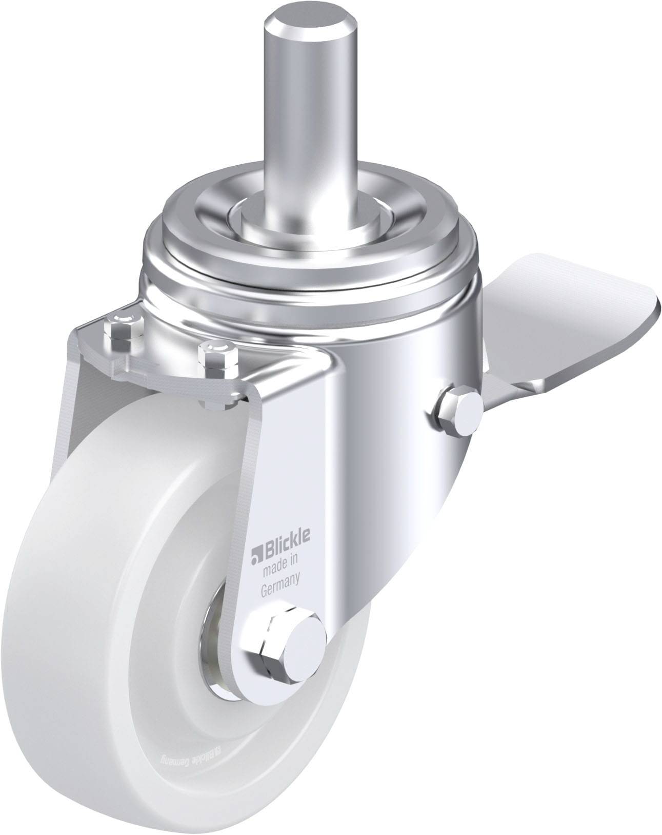 Blickle 852945 LHZ-SPO 127K-ST Stahlblech-Lenkrolle Rad-Durchmesser: 125mm Tragfähigkeit (max.): 750kg 1St.