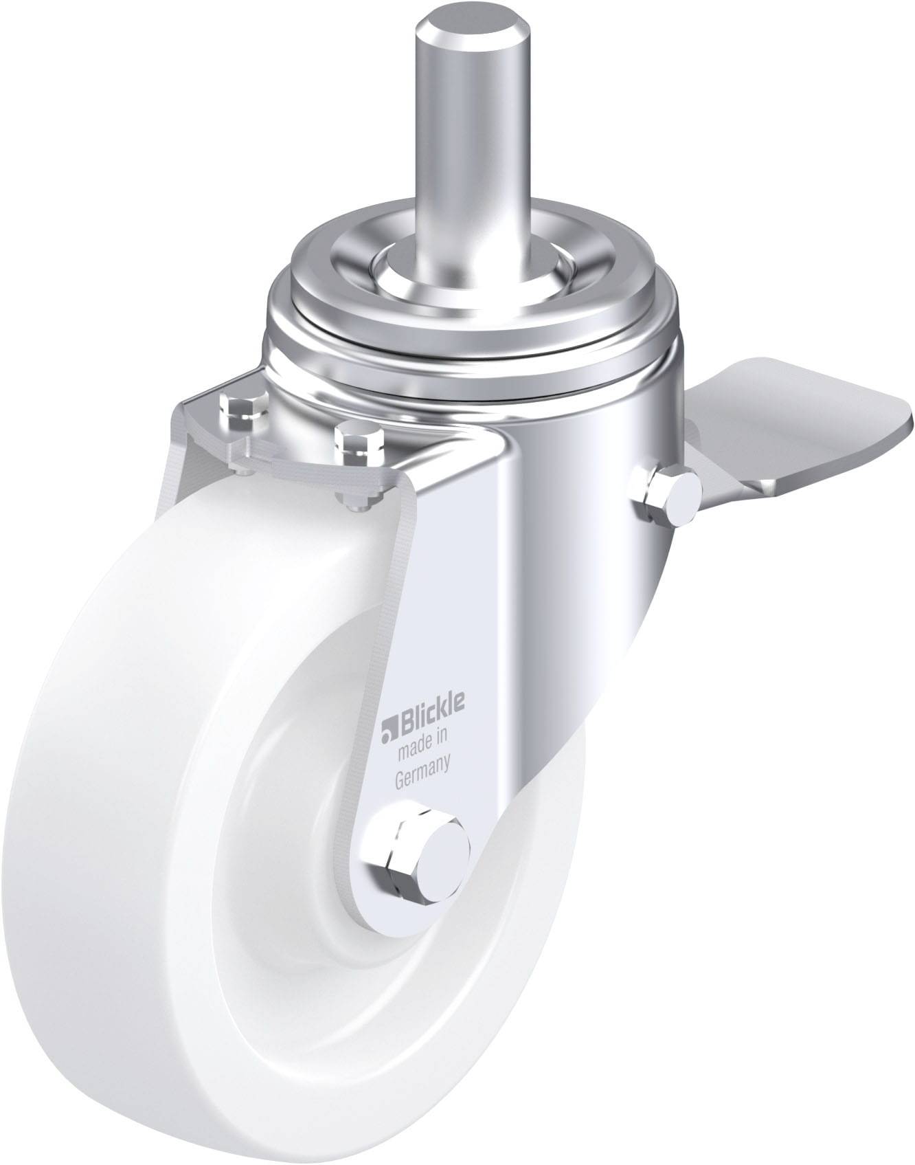 Blickle 852957 LHZ-SPO 160G-ST Stahlblech-Lenkrolle Rad-Durchmesser: 160mm Tragfähigkeit (max.): 850kg 1St.