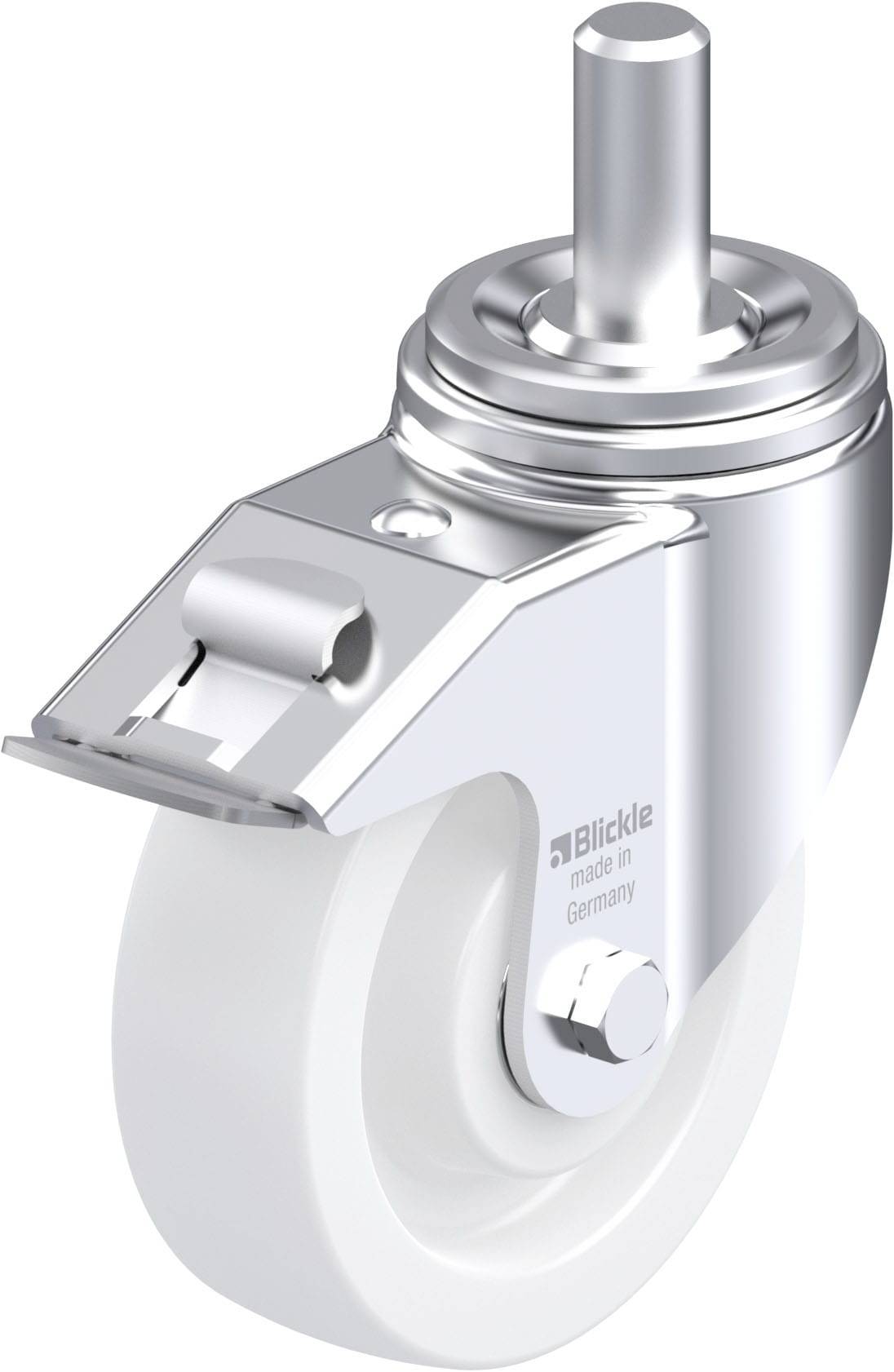 Blickle 754672 LHZ-SPO 160K-FI Stahlblech-Lenkrolle Rad-Durchmesser: 160mm Tragfähigkeit (max.): 850kg 1St.