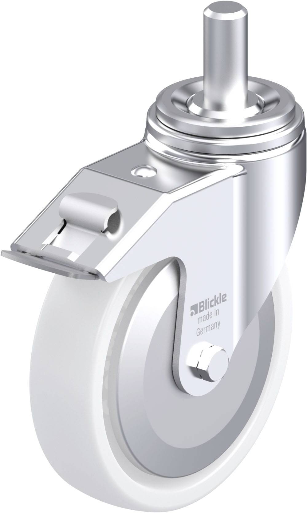 Blickle 852964 LHZ-SPO 201G-FI-FA Stahlblech-Lenkrolle Rad-Durchmesser: 200mm Tragfähigkeit (max.): 900kg 1St.
